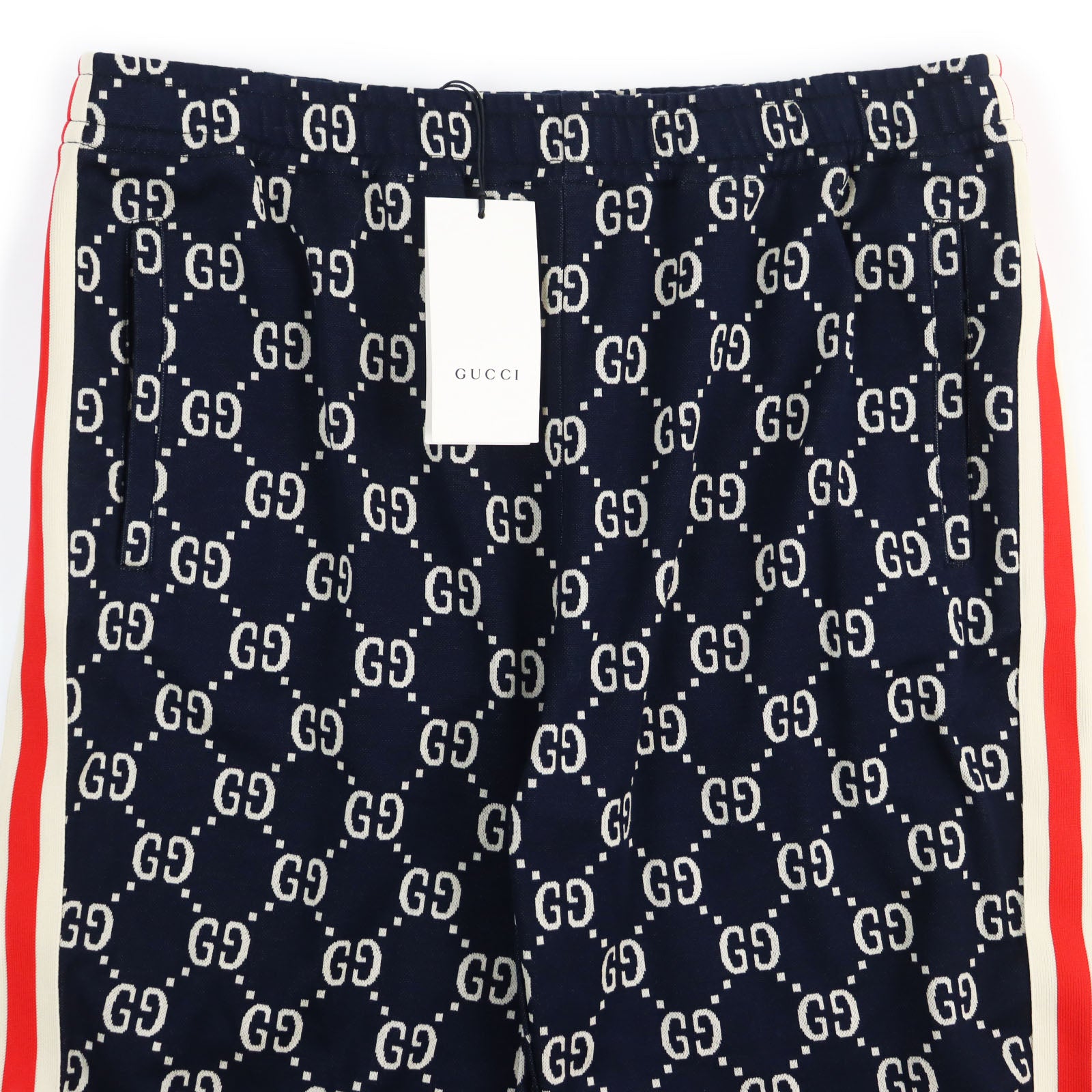 Gucci GG Jacquard Jogging Pants Navy XXXL