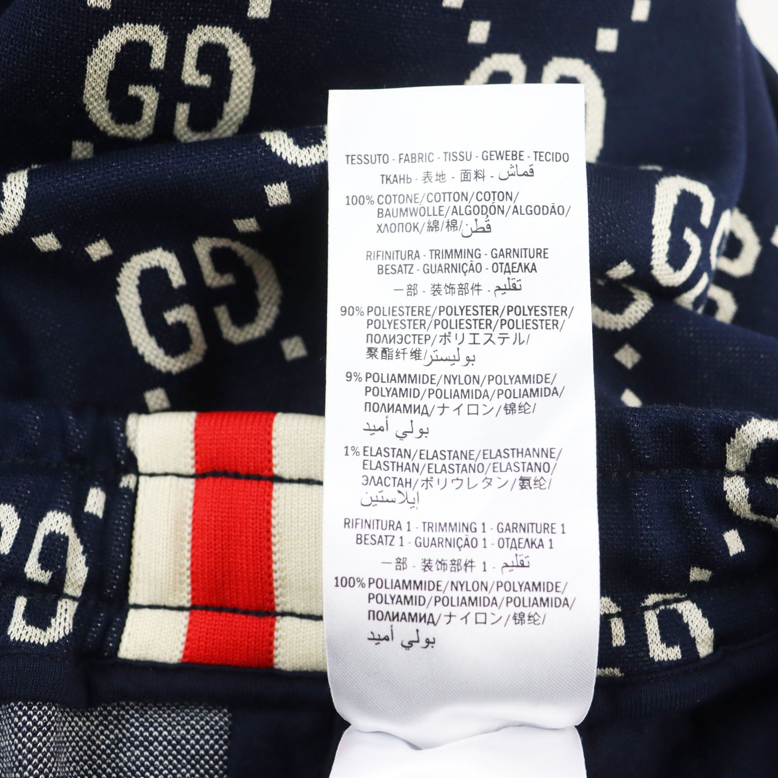 Gucci GG Jacquard Jogging Pants Navy XXXL