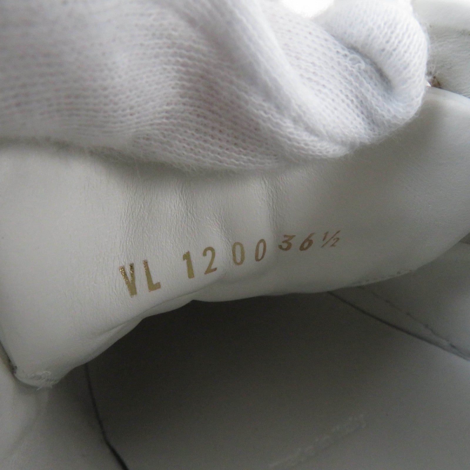 Louis Vuitton Monogram Leather Sneakers 36.5