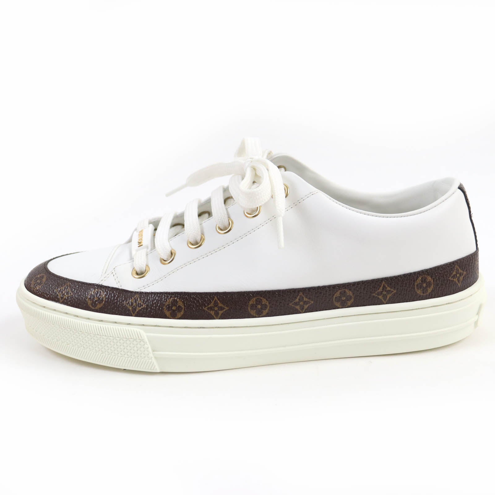 Louis Vuitton Monogram Leather Sneakers 36.5