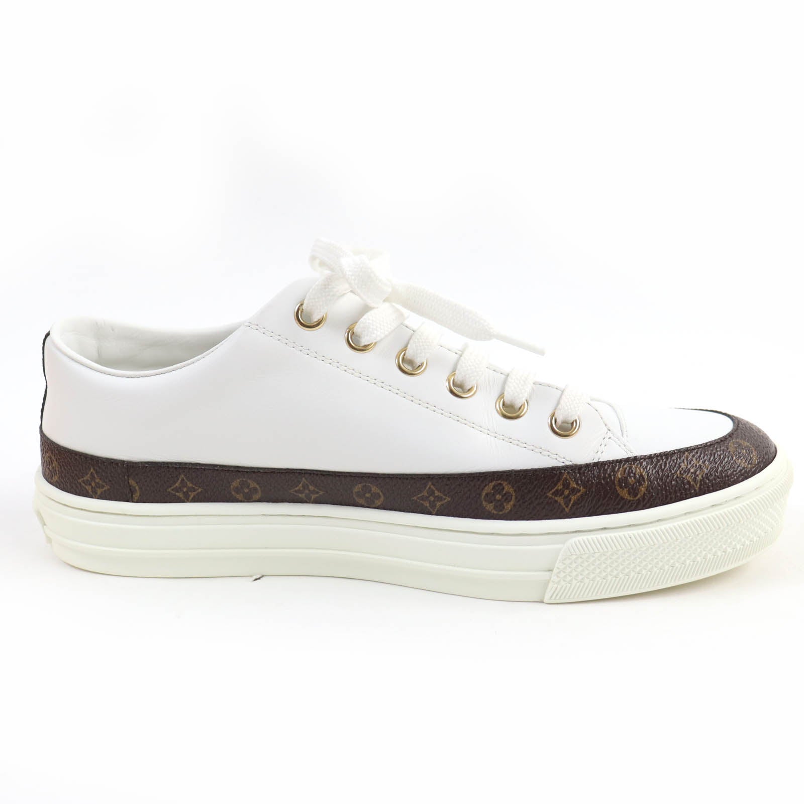 Louis Vuitton Monogram Leather Sneakers 36.5