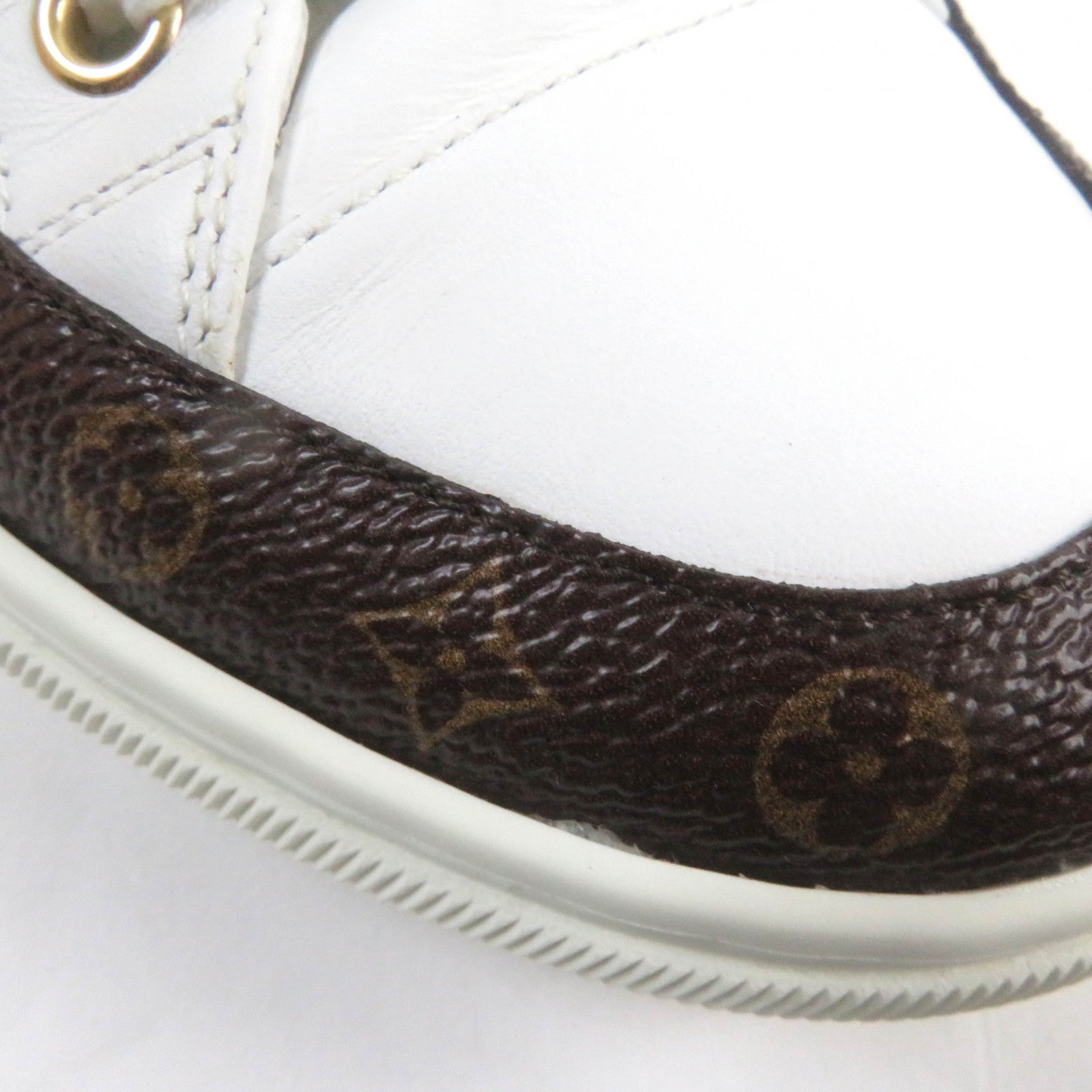 Louis Vuitton Monogram Leather Sneakers 36.5