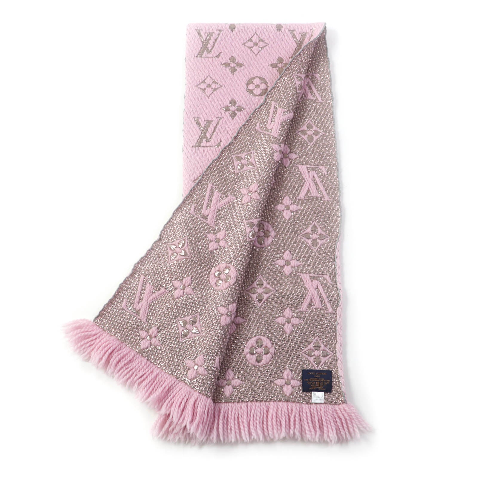 Louis Vuitton Logo Mania Shine Scarf M70466