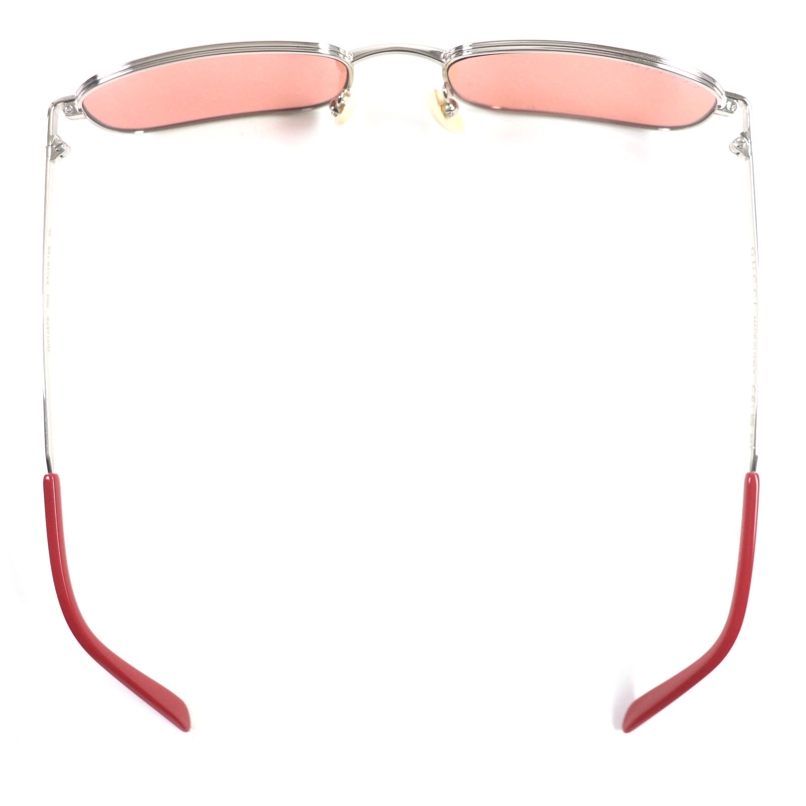 GUCCI GG1457S Sunglasses Silver Red