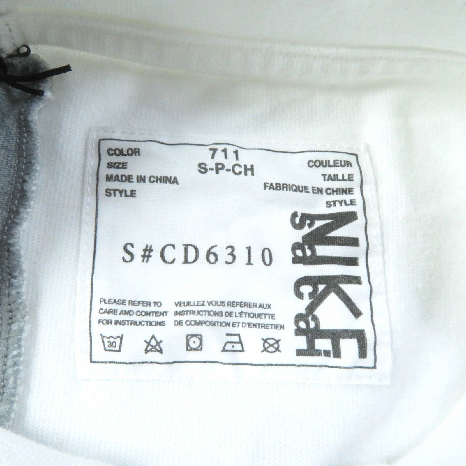 Sacai NIKE Reconstructed Logo Print T-shirt