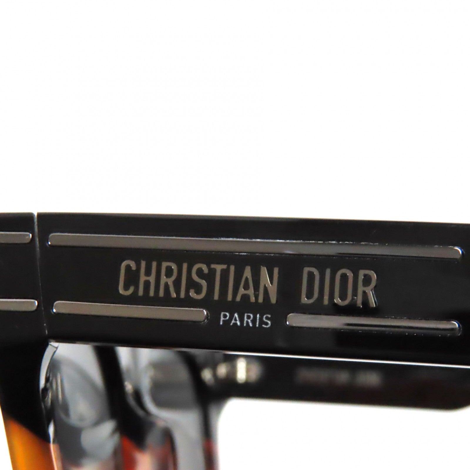 Dior Signature B4F Logo Sunglasses Black Brown