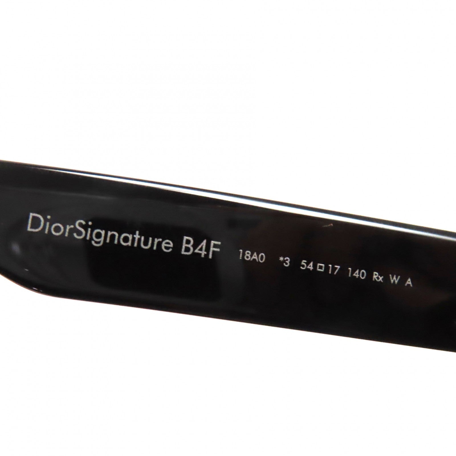 Dior Signature B4F Logo Sunglasses Black Brown