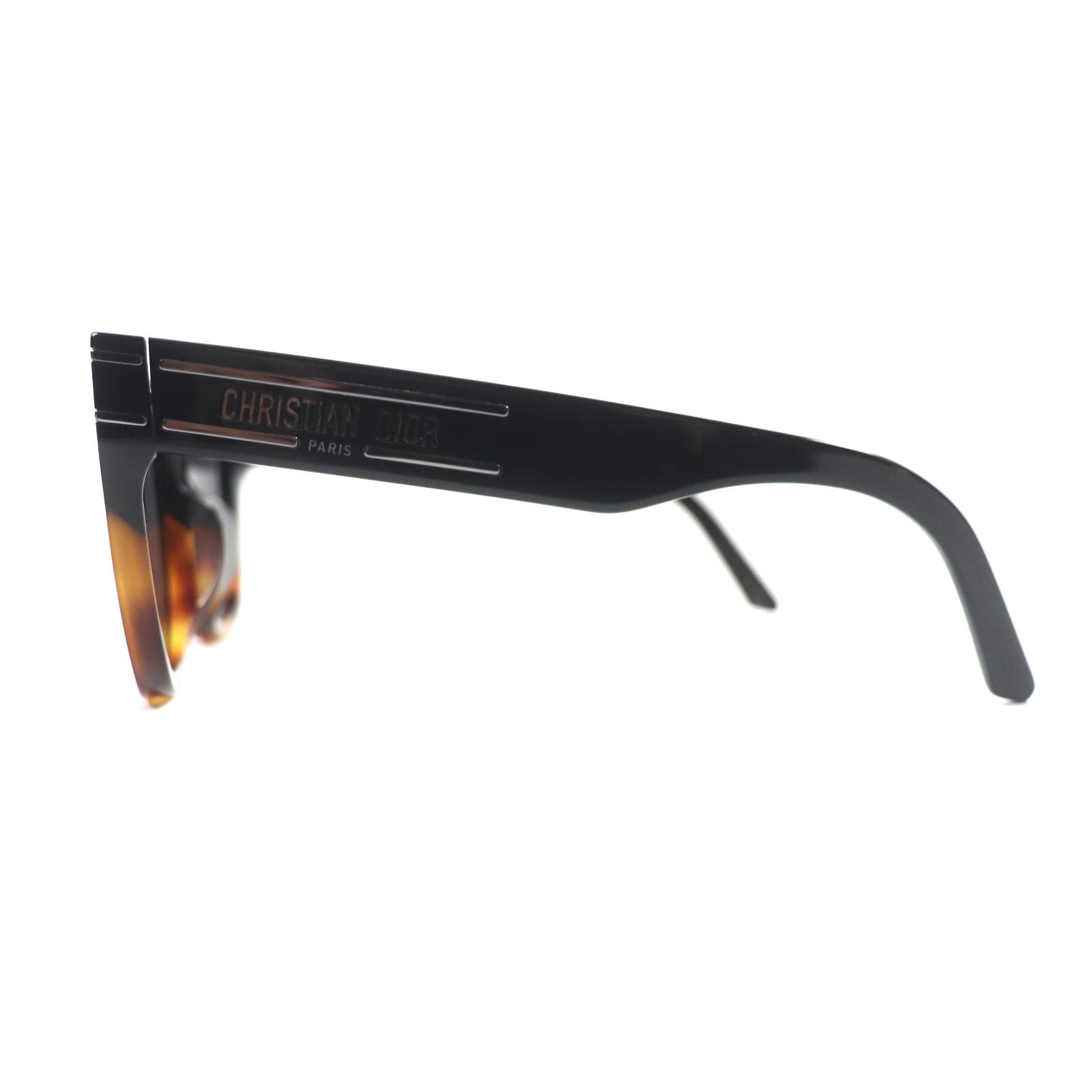 Dior Signature B4F Logo Sunglasses Black Brown