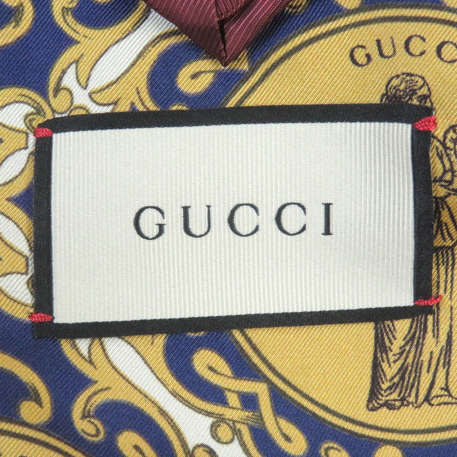 Gucci Wool Silk GG Logo Double Jacket Green