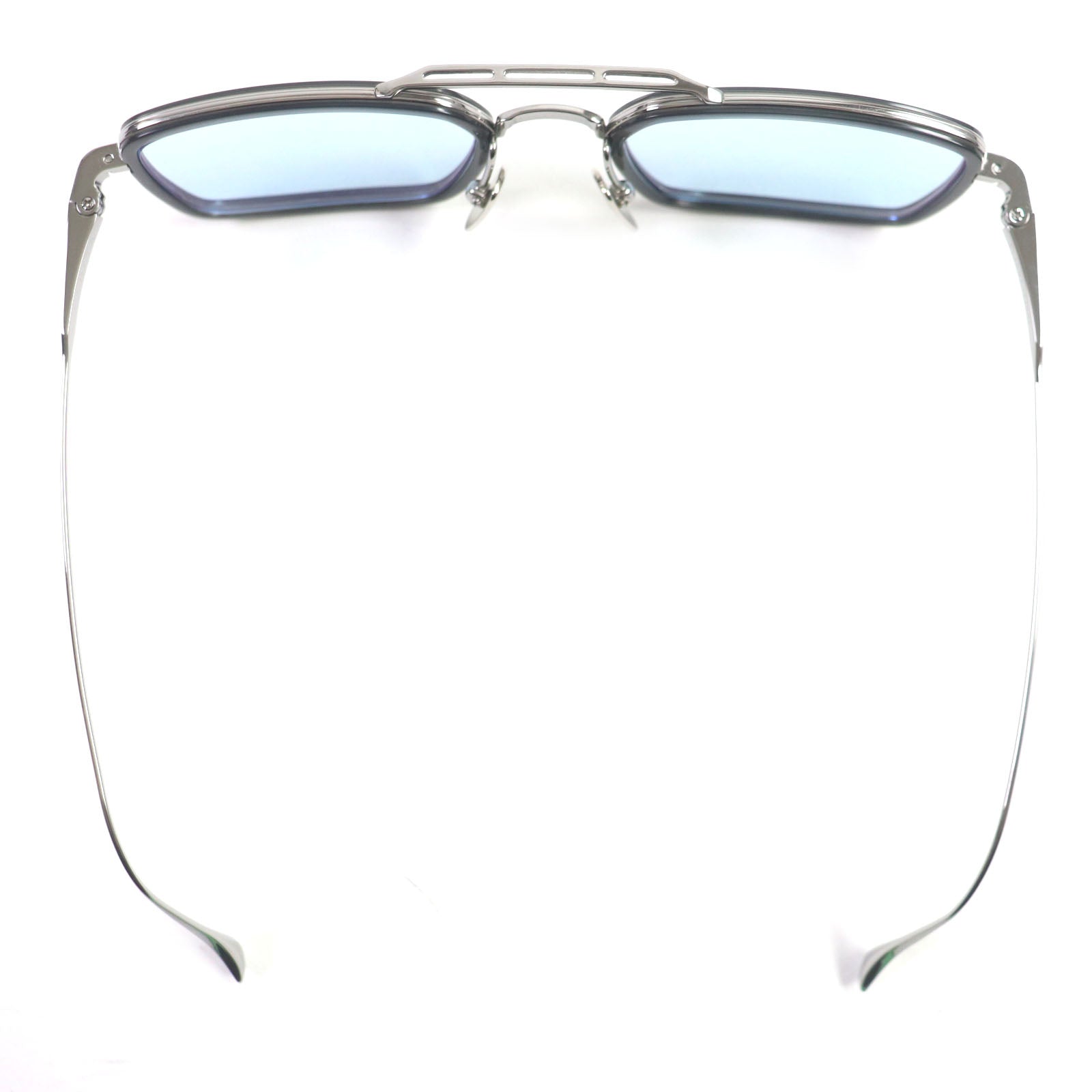 DITA FLIGHT-EIGHT Two-Bridge Sunglasses Silver