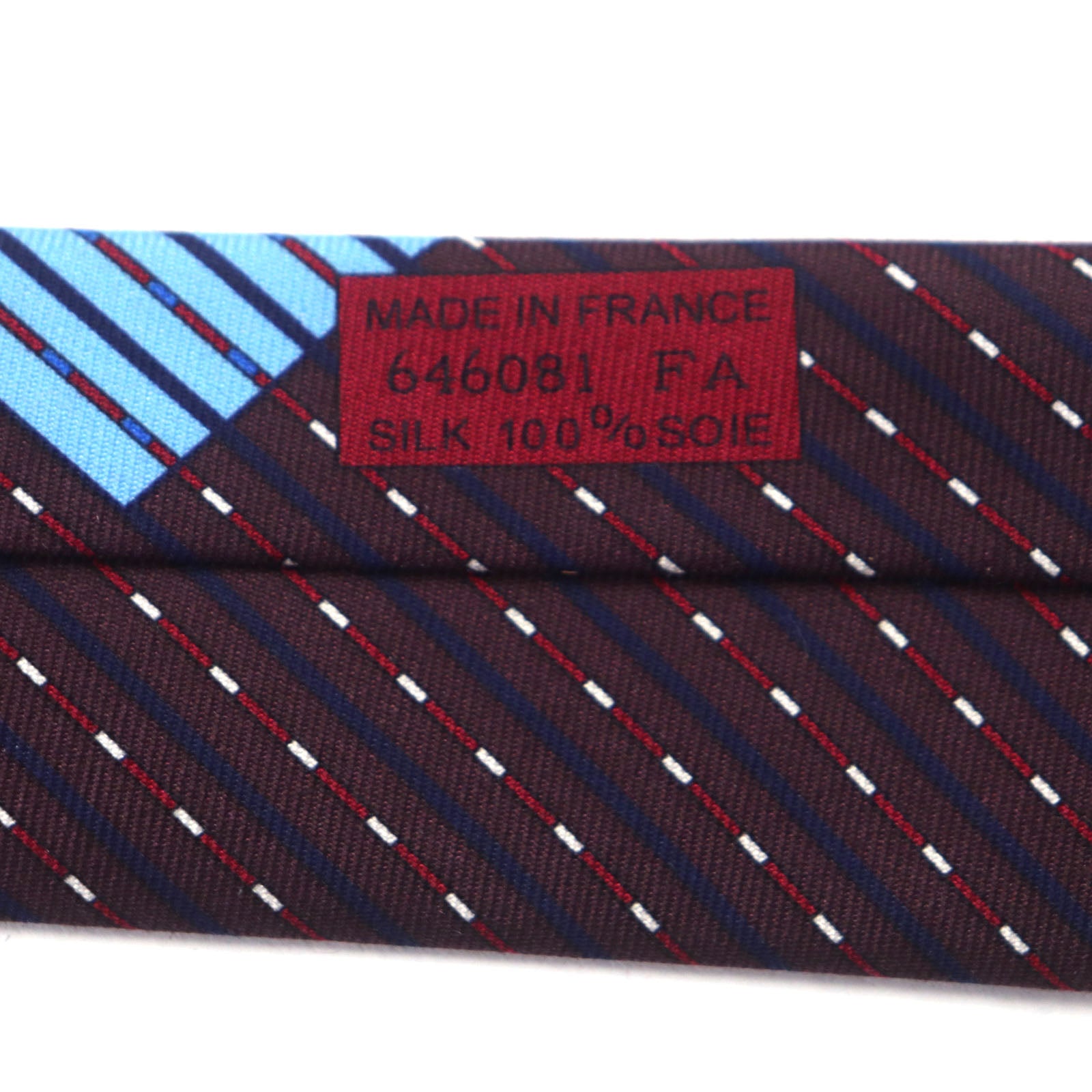 Hermes Silk Tie Swimming Pool Pattern