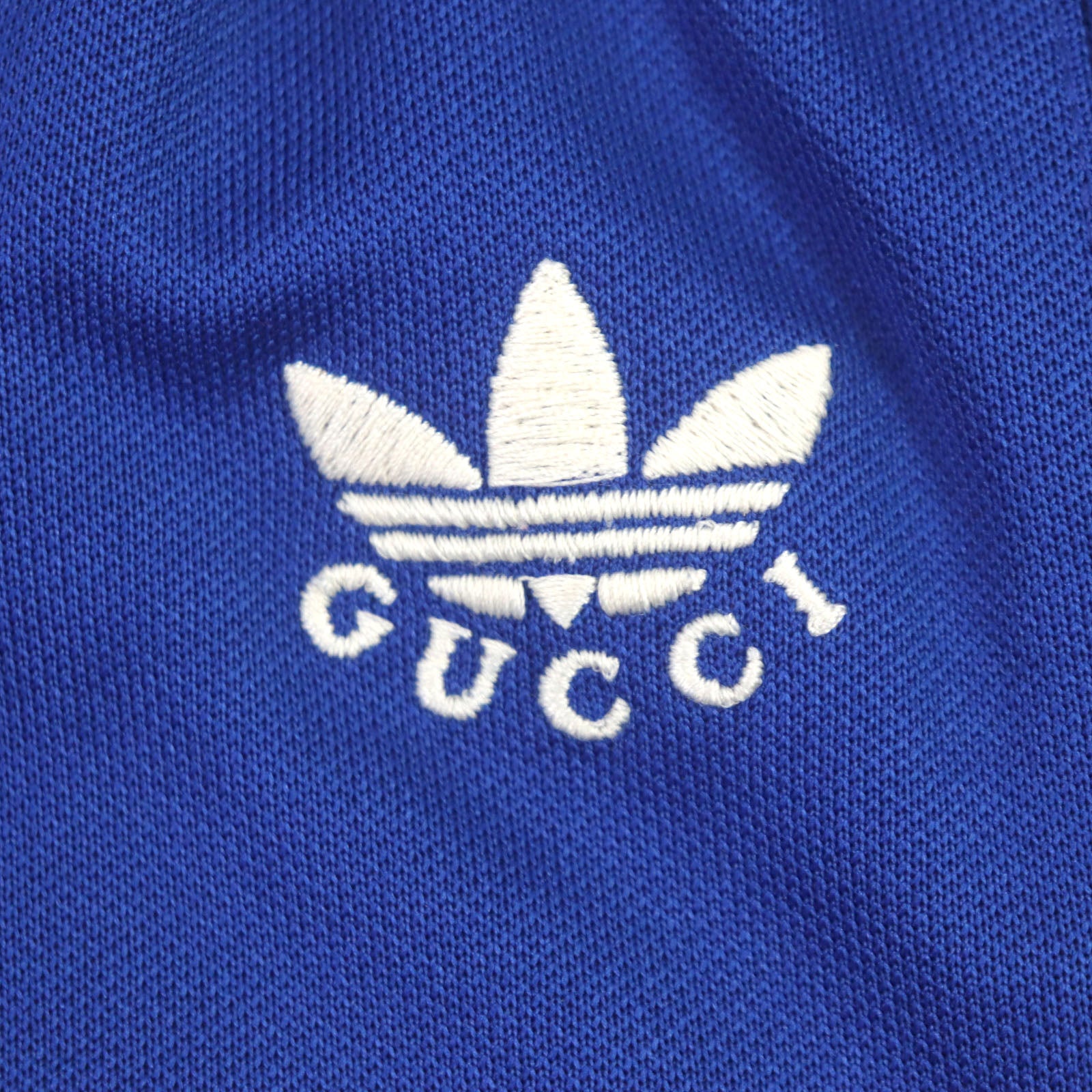 Gucci Adidas Logo Embroidery Track Pants Blue XXL