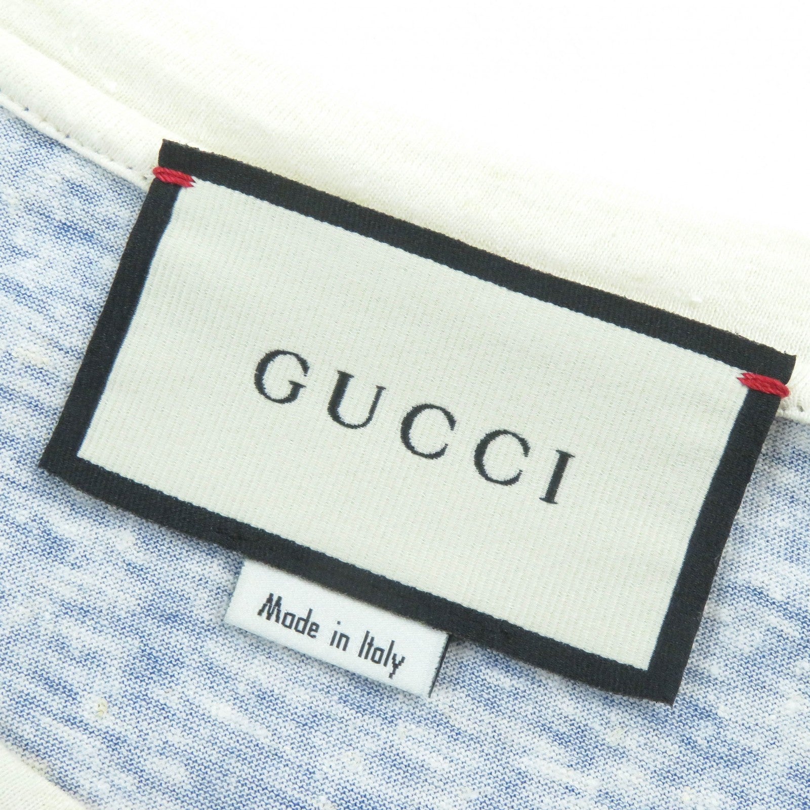 GUCCI Cotton Hemp Vintage Logo T-shirt L