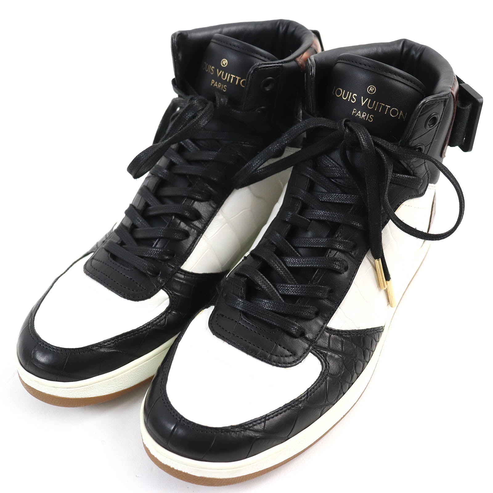 Louis Vuitton Rivoli Crocodile Leather Sneakers