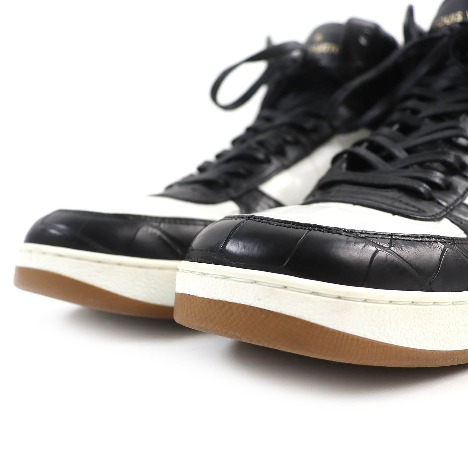 Louis Vuitton Rivoli Crocodile Leather Sneakers