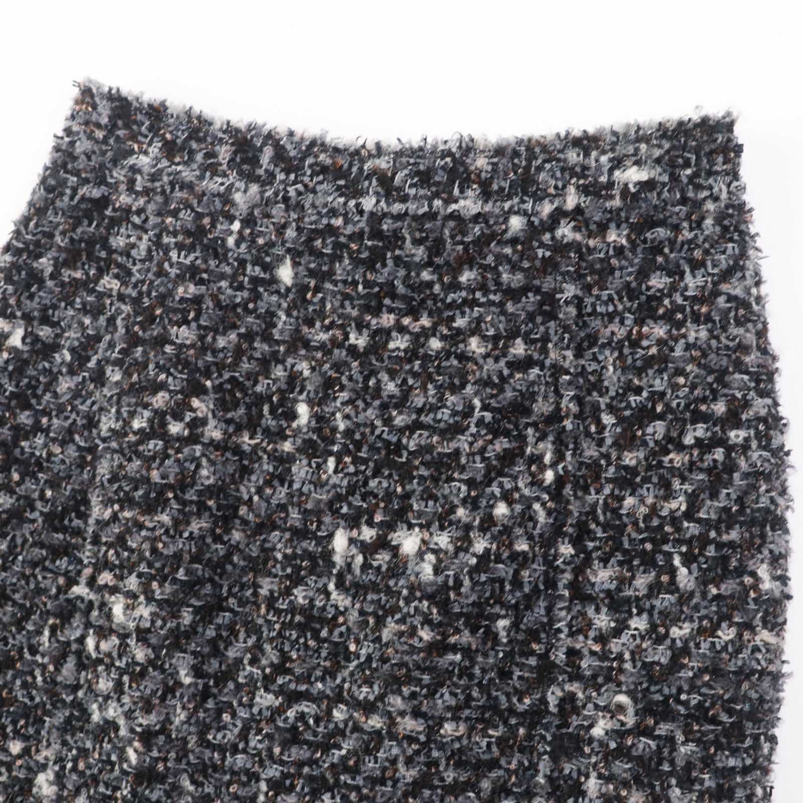 Dolce & Gabbana Tweed Skirt Gray Brown 40