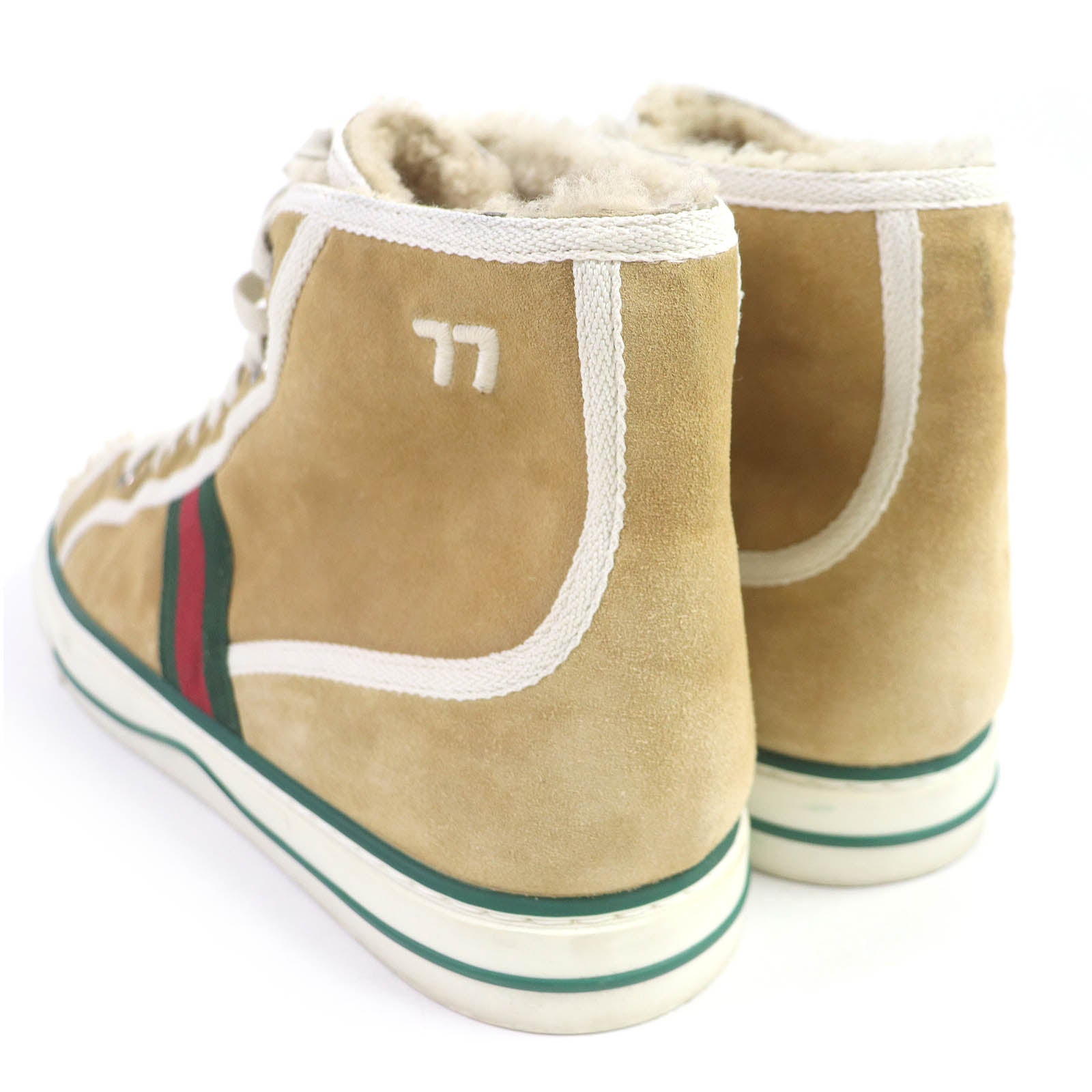 Gucci Tennis 1977 Web Line High Sneakers