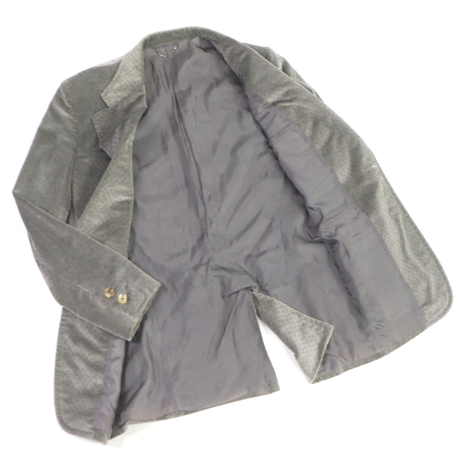 Louis Vuitton Monogram Velour Jacket Charcoal