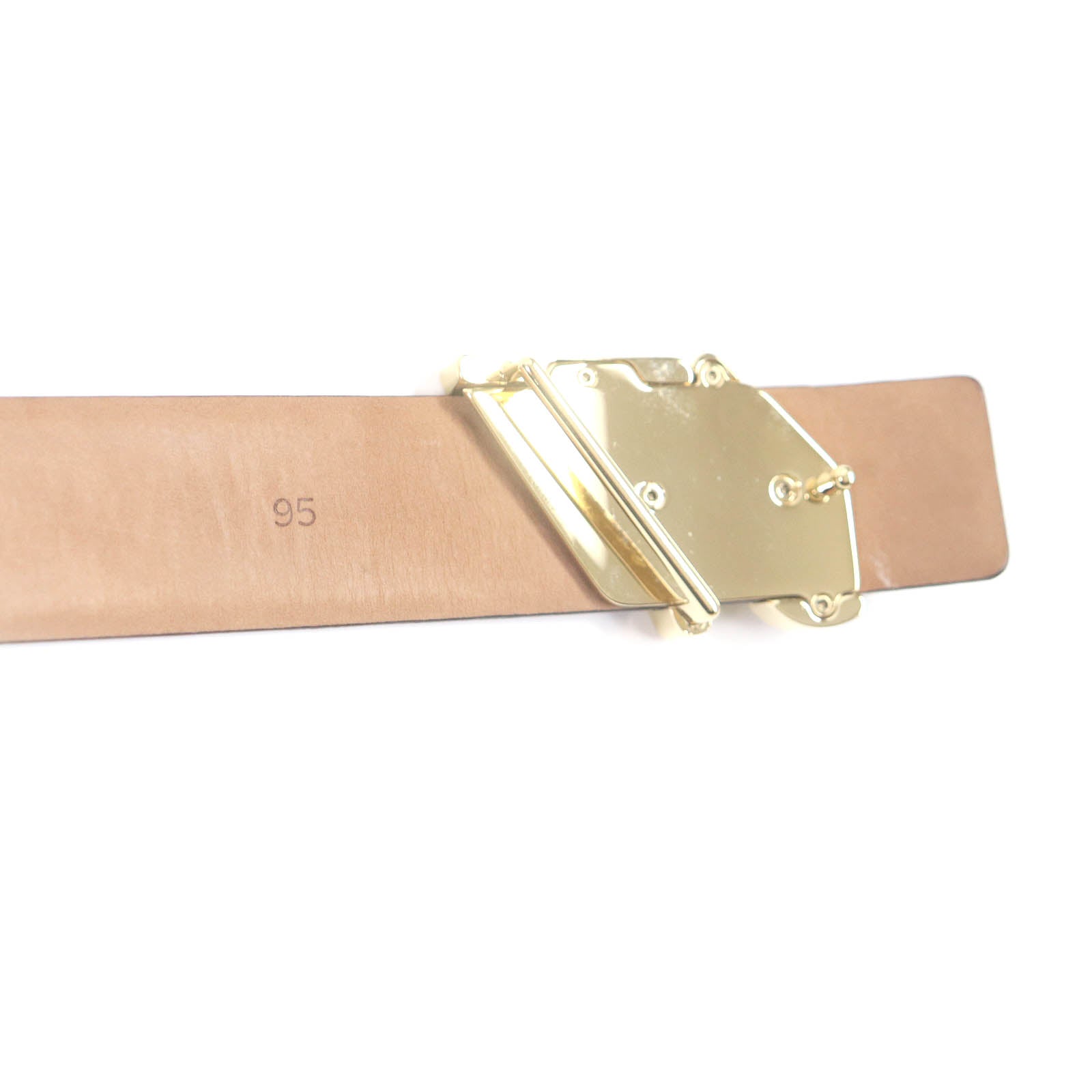 Salvatore Ferragamo Reversible Leather Belt Gold Logo