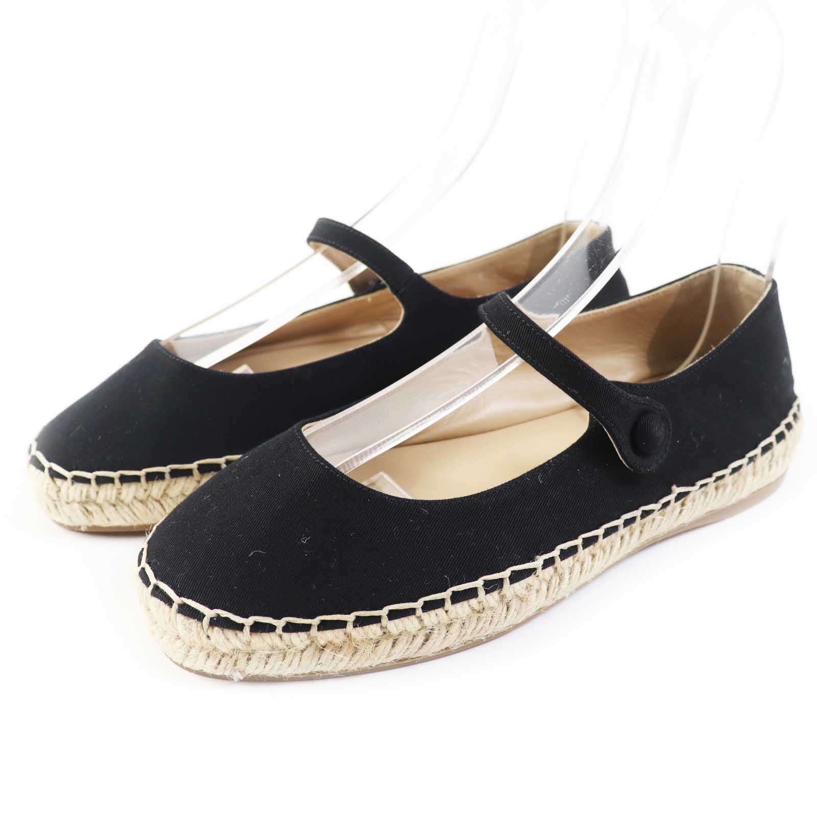 Prada Round Toe Flats Espadrilles Shoes