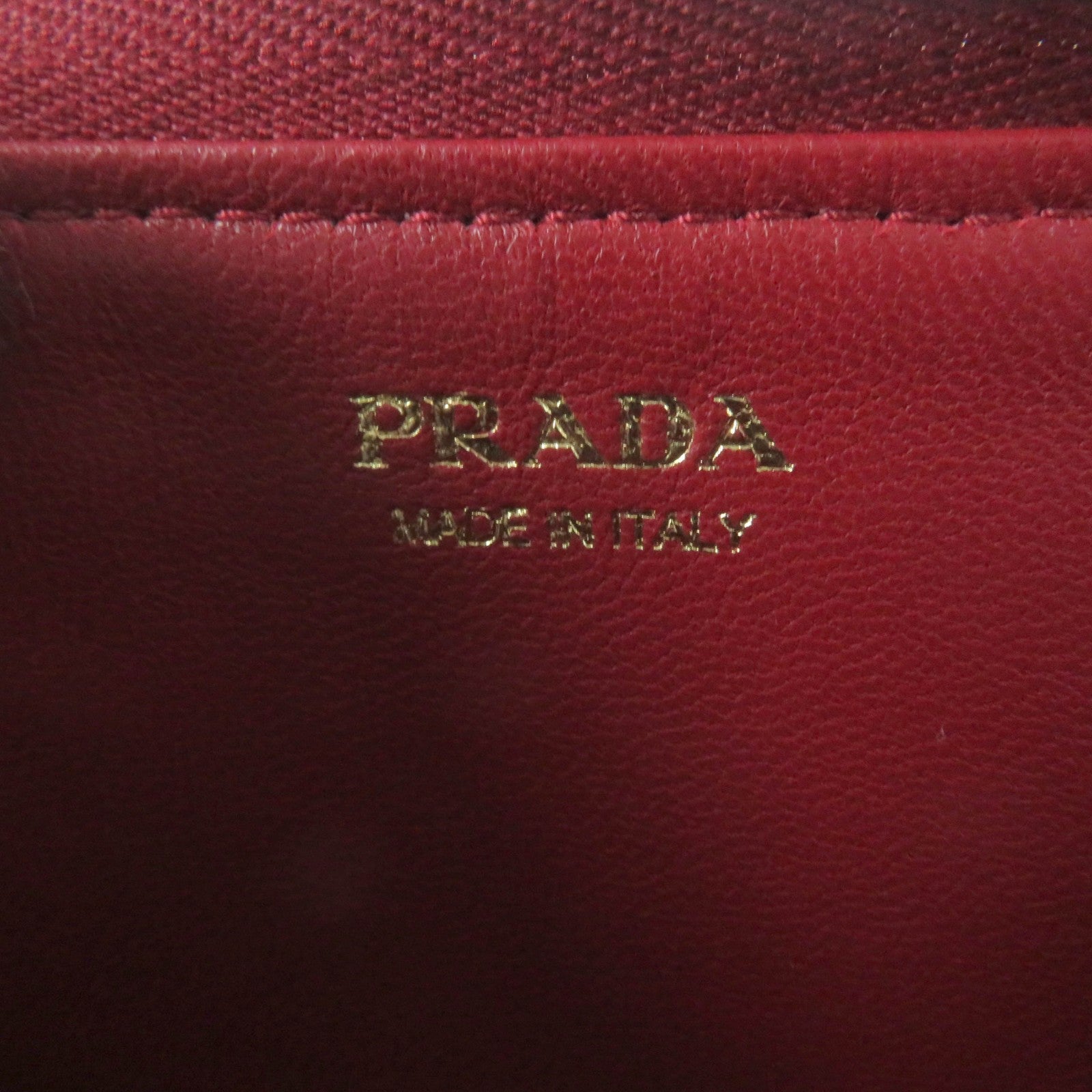 Prada Saffiano Leather Key Holder Coin Case