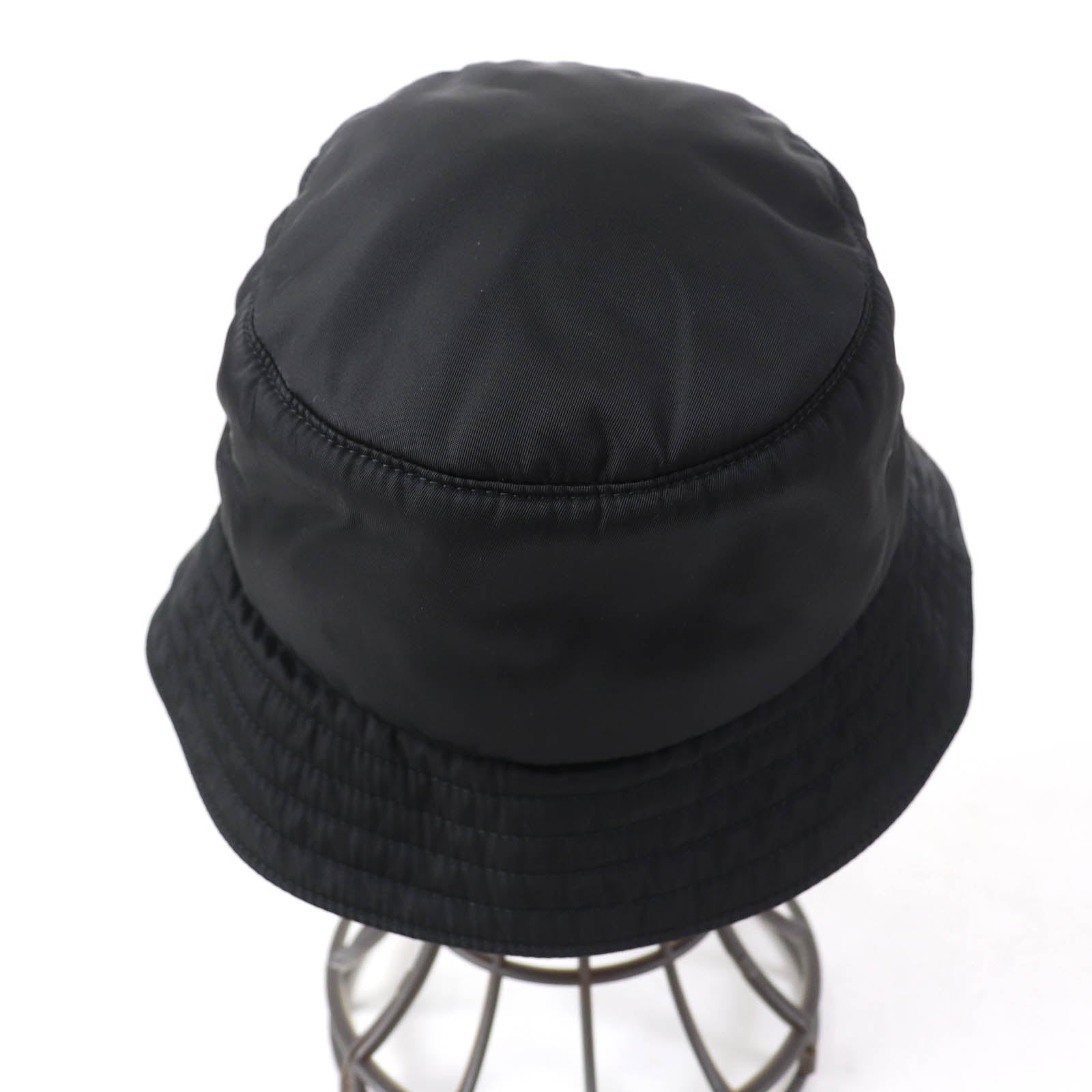 Burberry Nylon Horseferry Logo Bucket Hat Black M