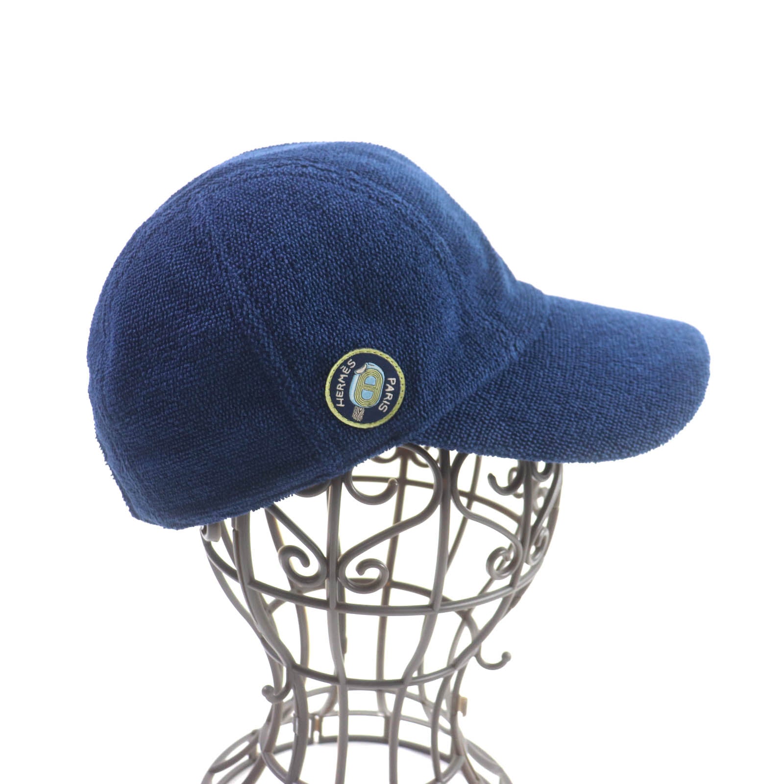 HERMES Davis Cotton Polyester Cap Navy S