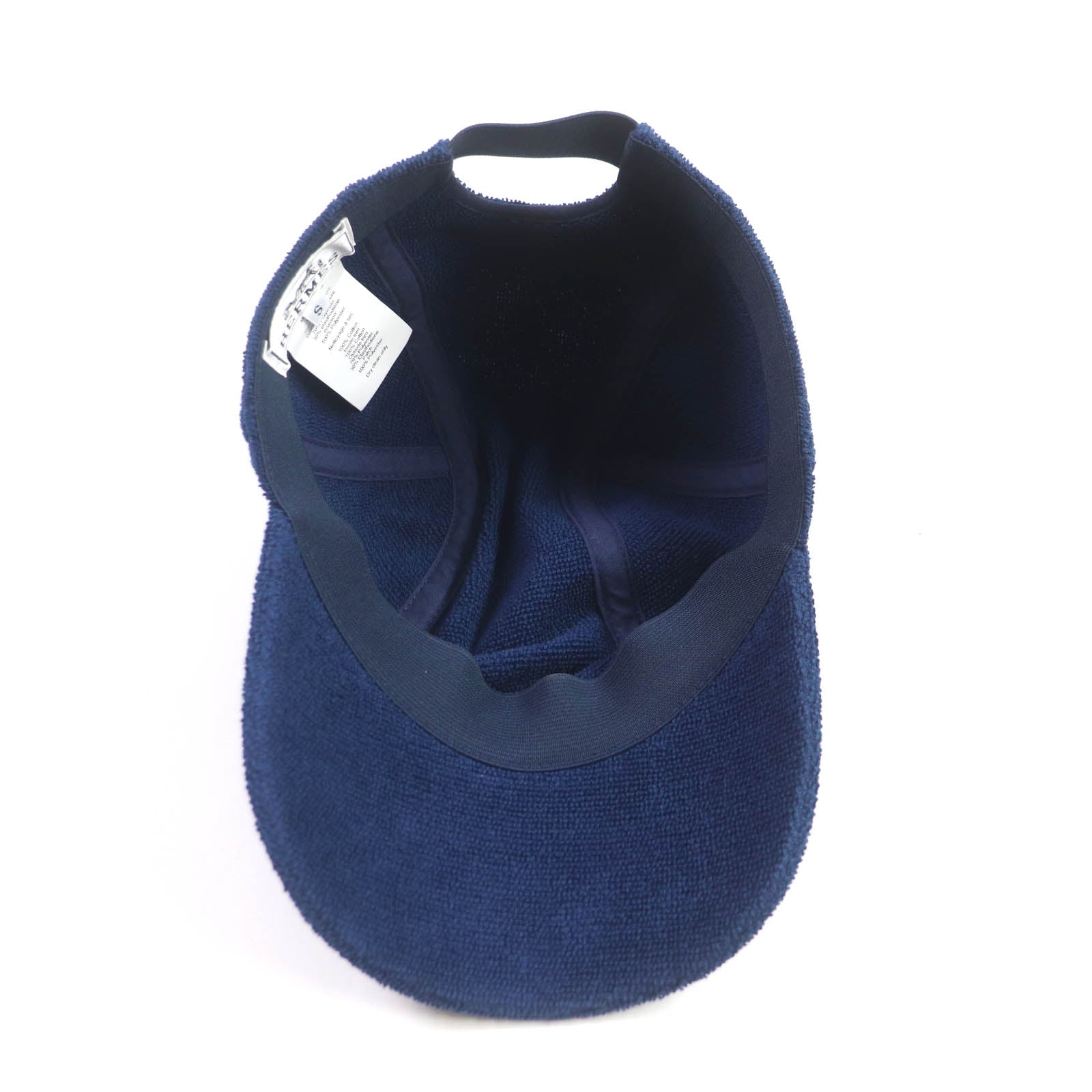 HERMES Davis Cotton Polyester Cap Navy S