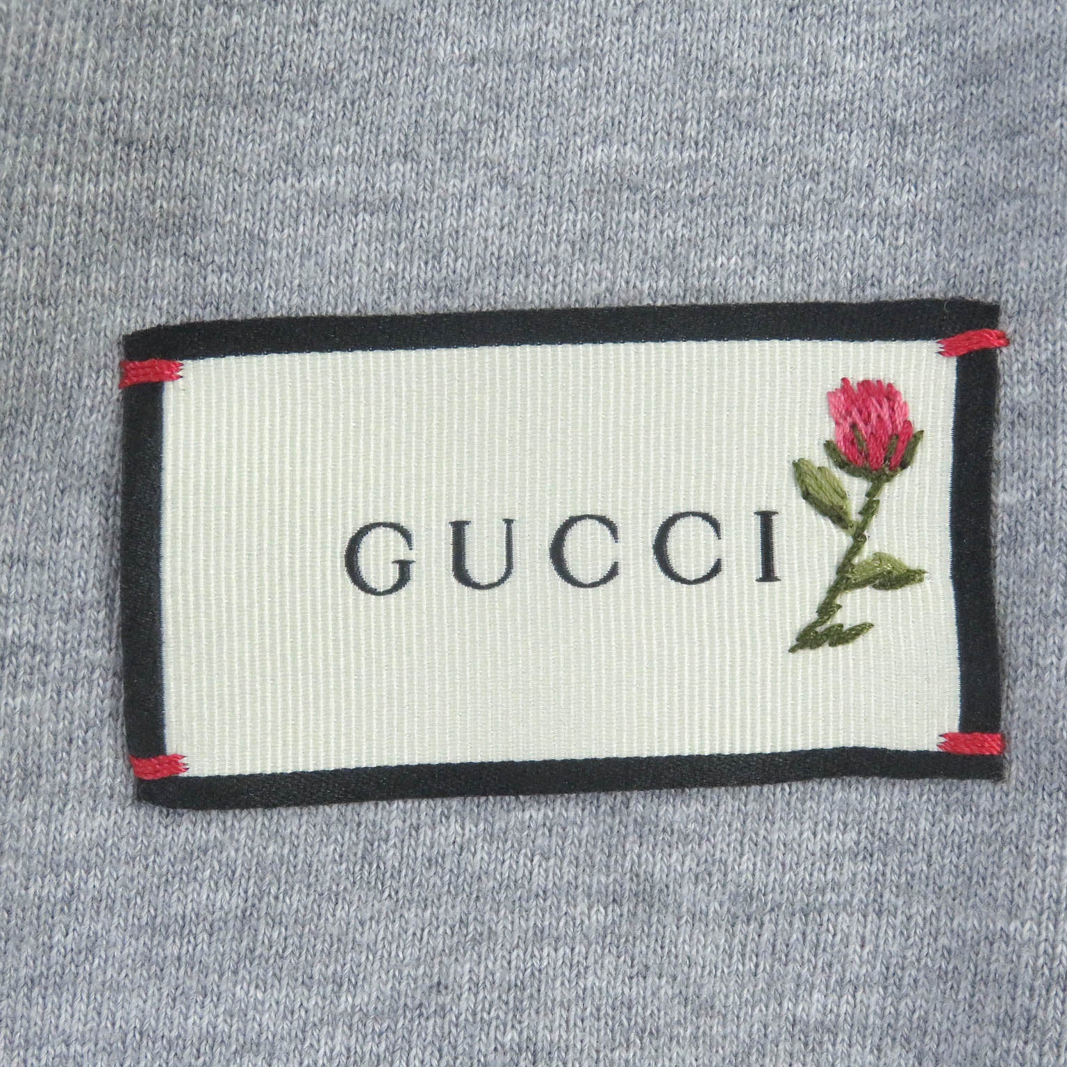 Gucci Cotton Polyester Pullover Hoodie Gray S