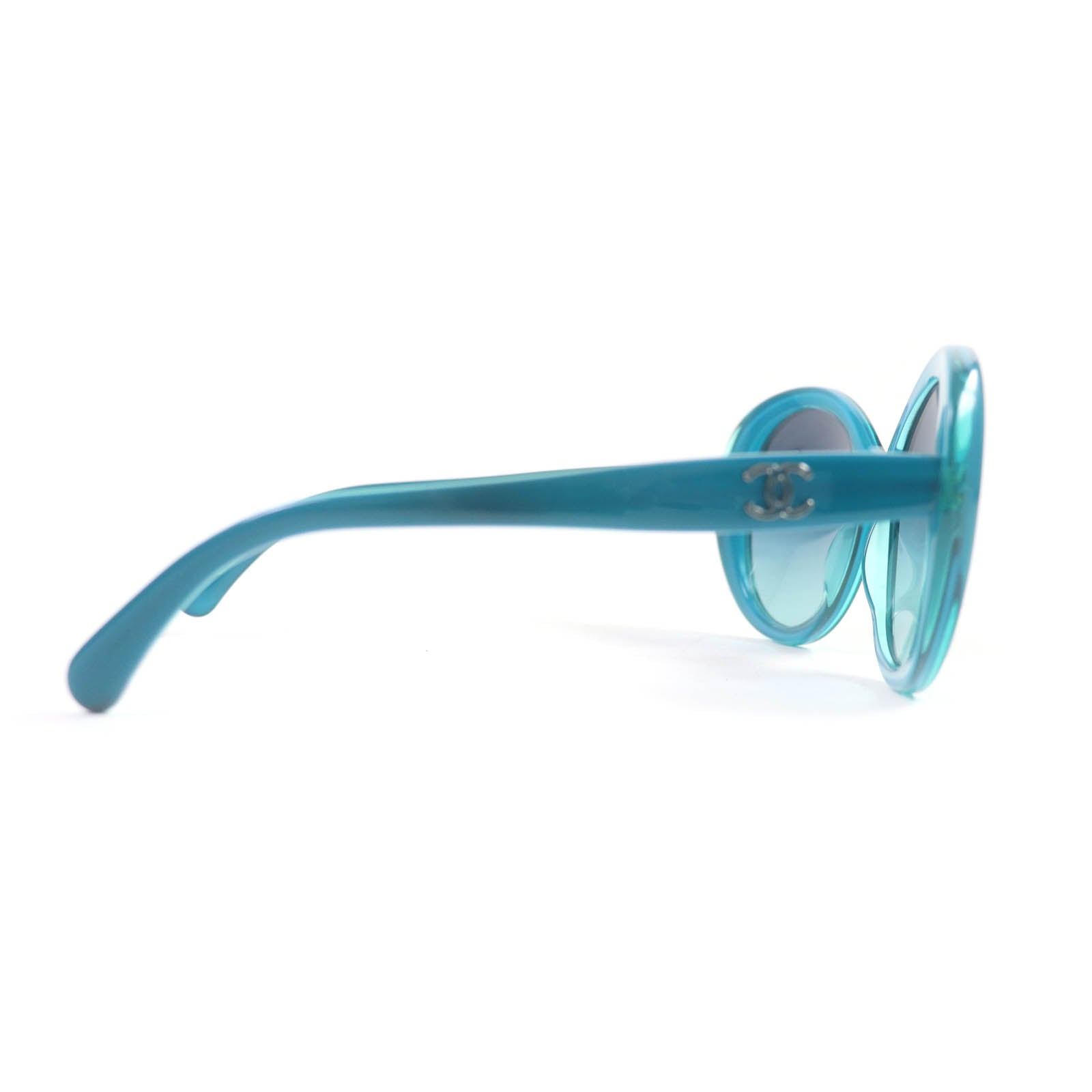 Chanel Turquoise COCO Mark Sunglasses 40936