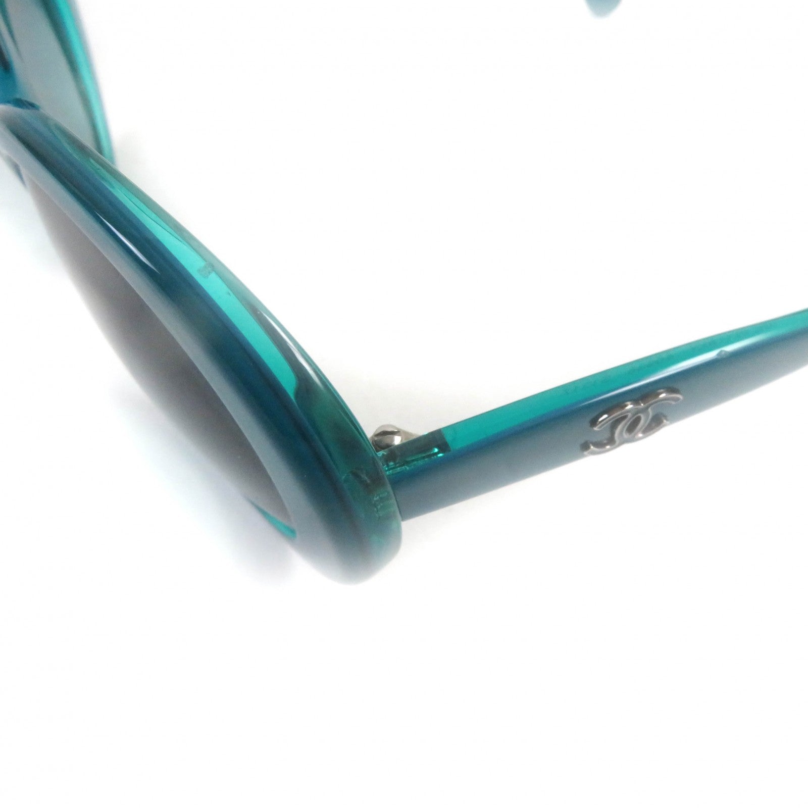 Chanel Turquoise COCO Mark Sunglasses 40936