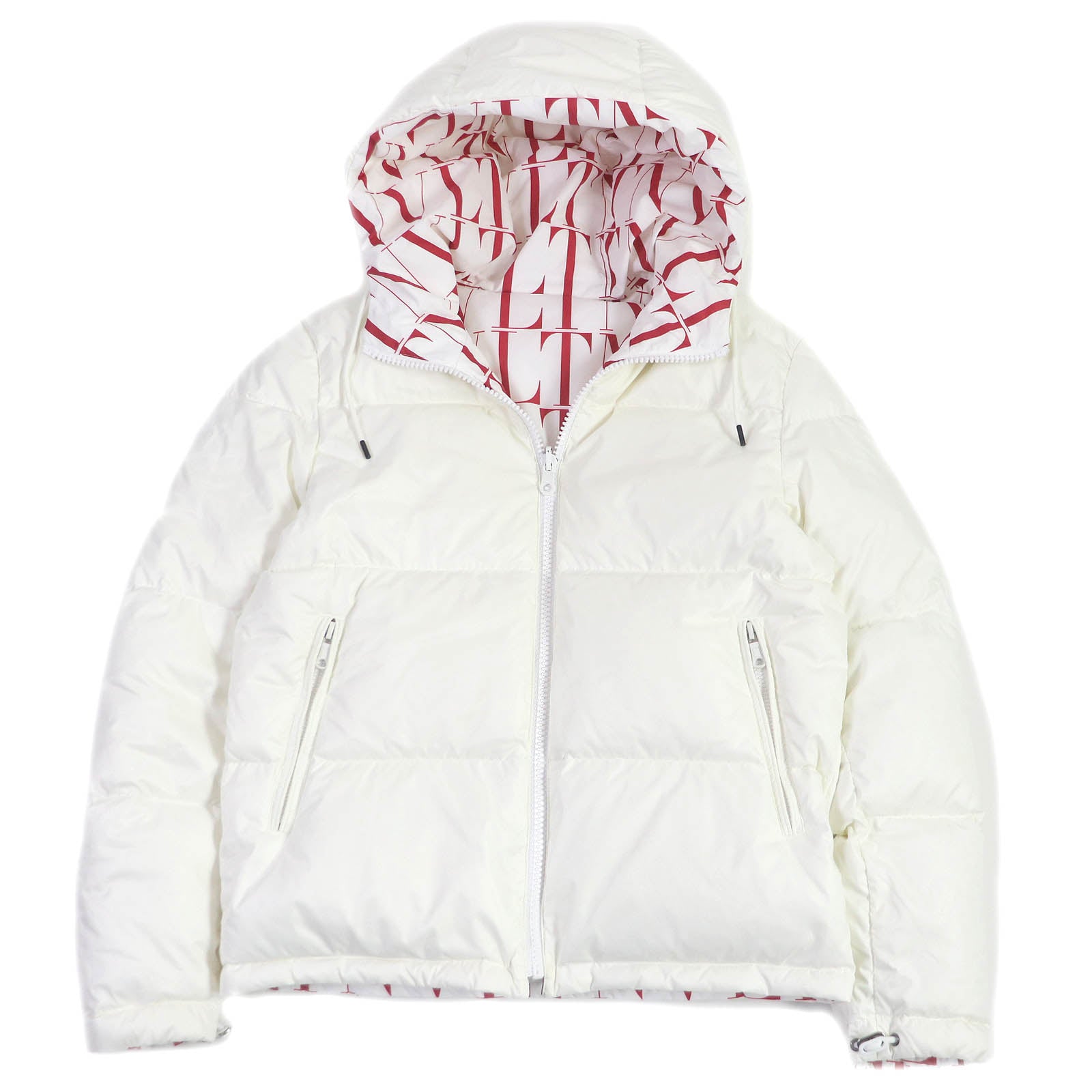 Valentino Nylon Down Jacket Reversible VLTN Logo