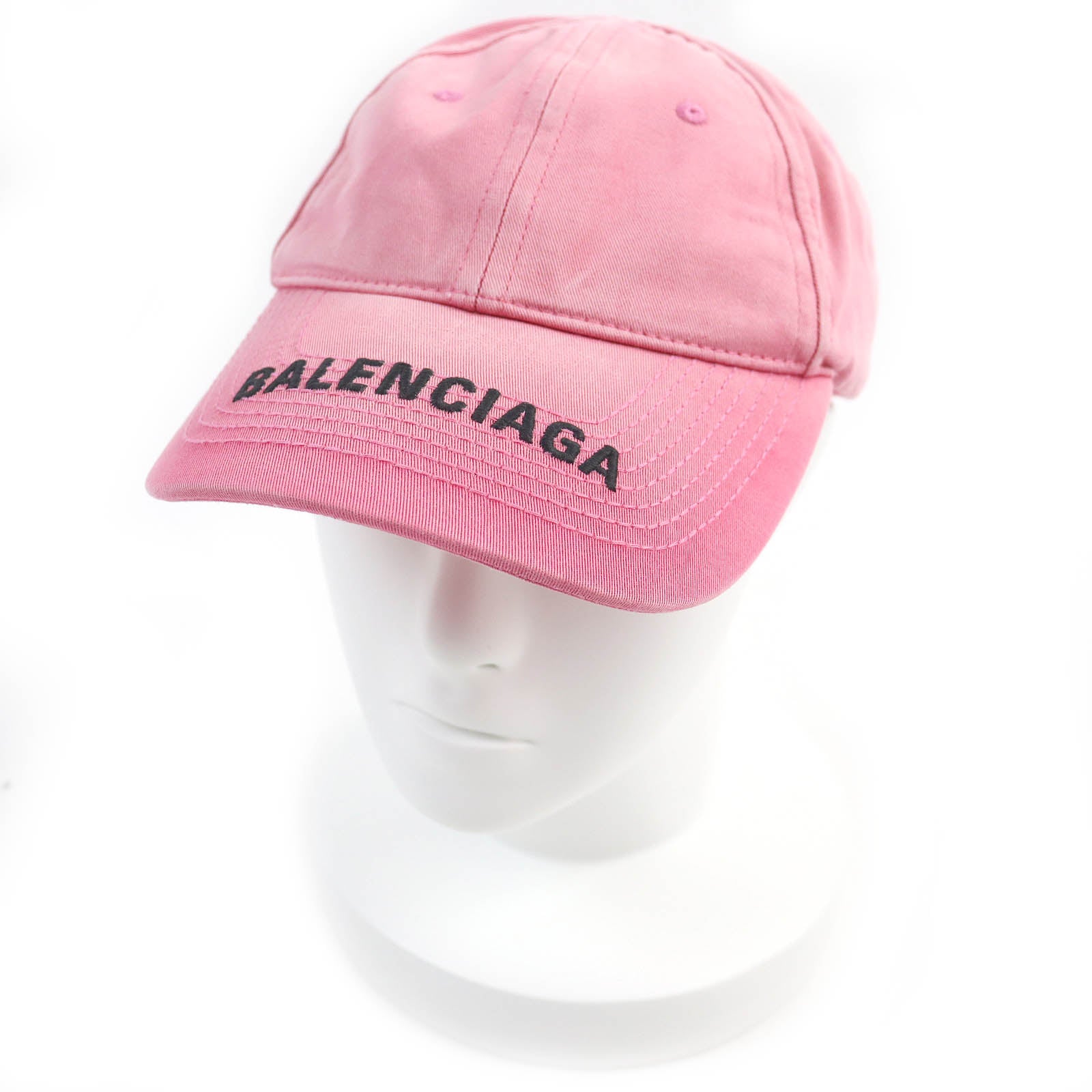 Balenciaga Cotton Logo Embroidered Vintage Baseball Cap