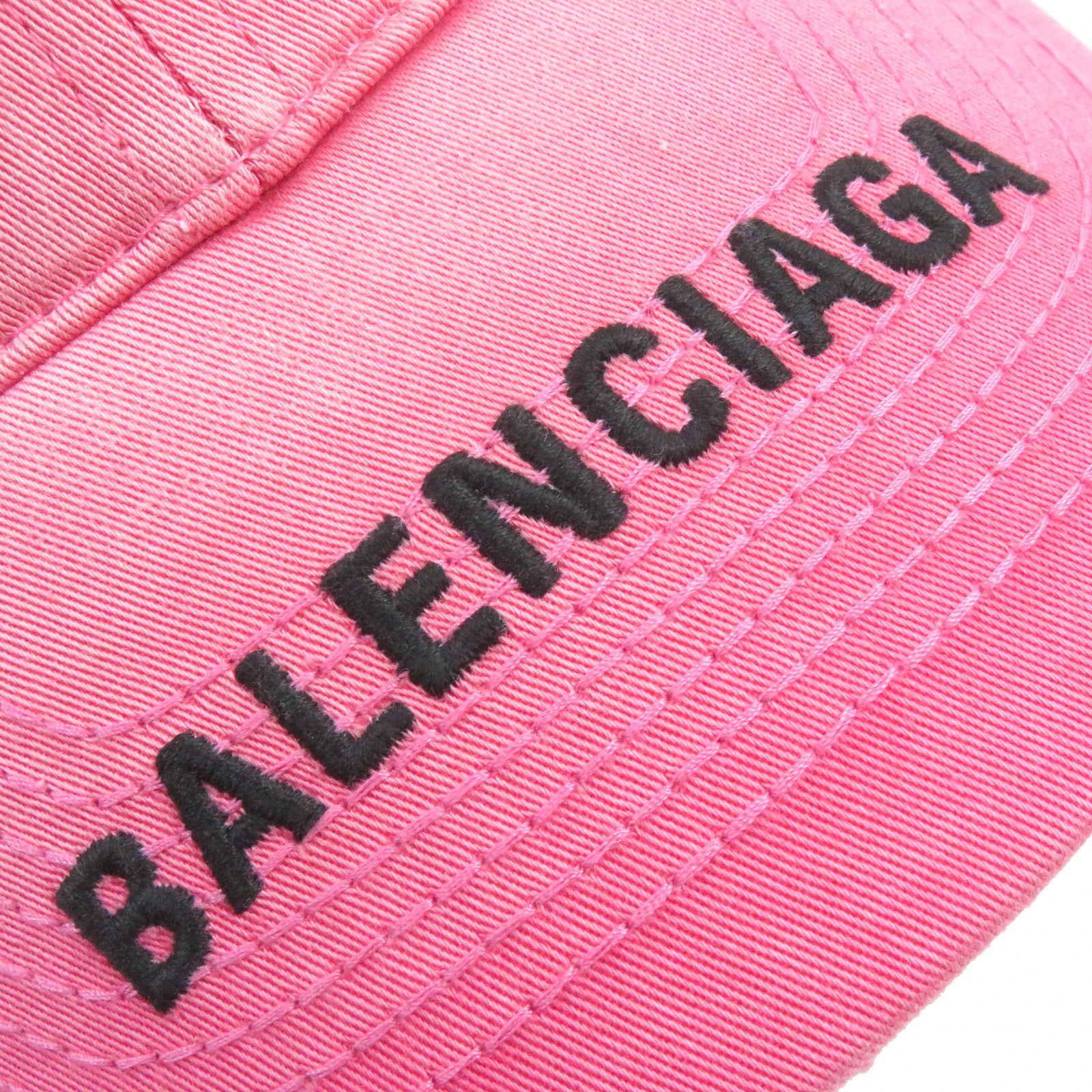 Balenciaga Cotton Logo Embroidered Vintage Baseball Cap