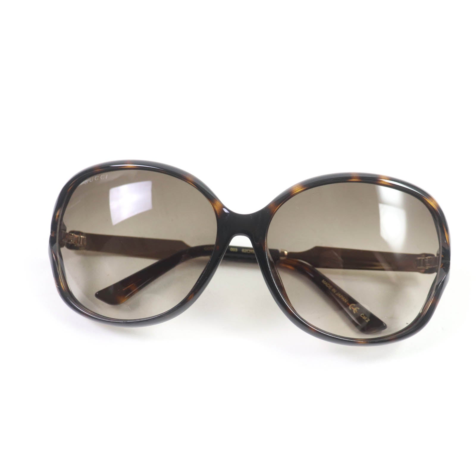 Gucci GG0076SK Tortoiseshell Sunglasses Women