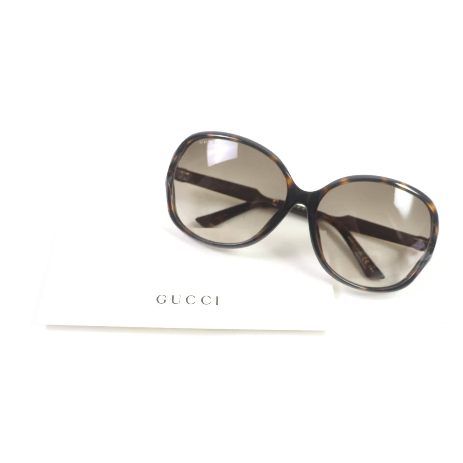 Gucci GG0076SK Tortoiseshell Sunglasses Women