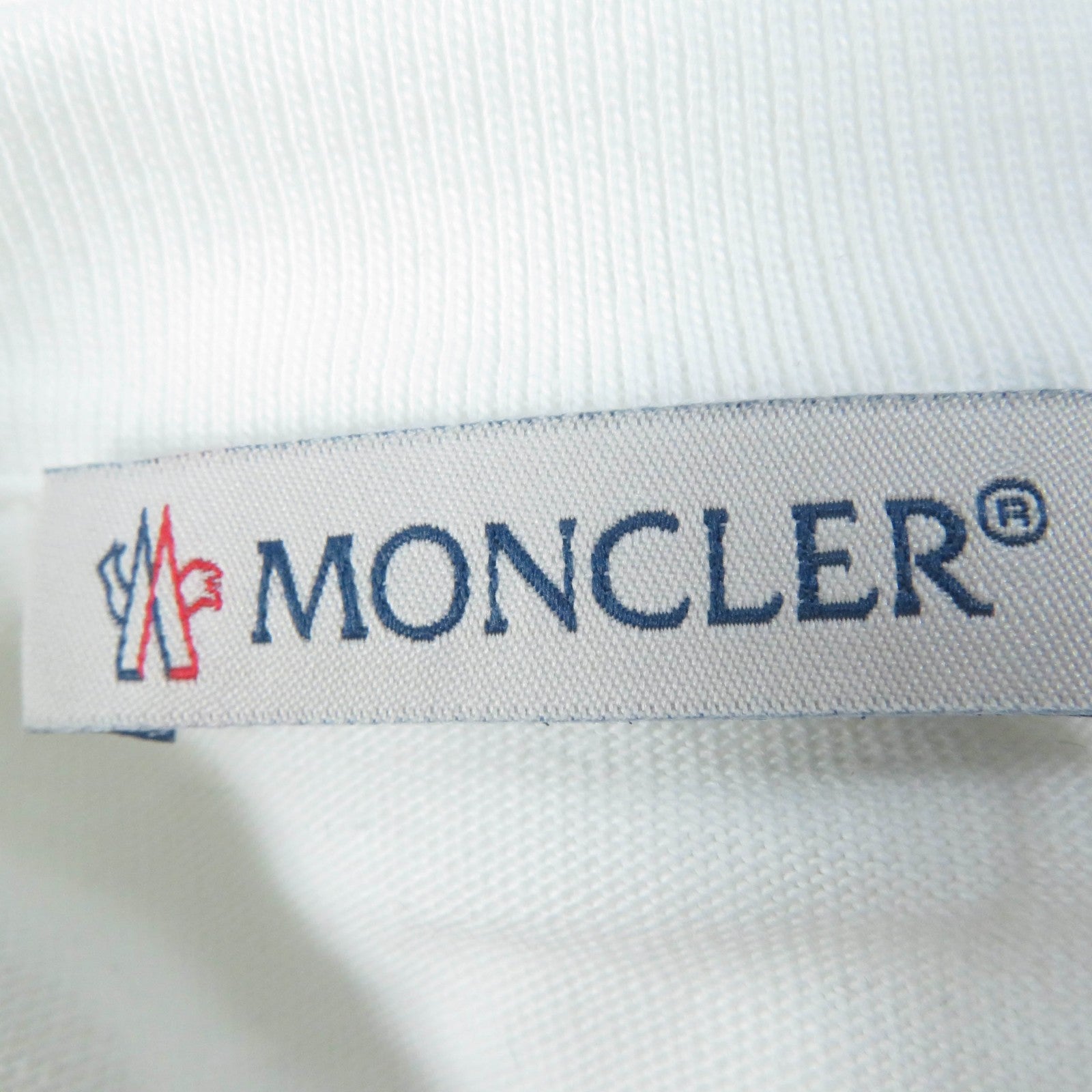 Moncler Cotton Logo T-Shirt White S Women