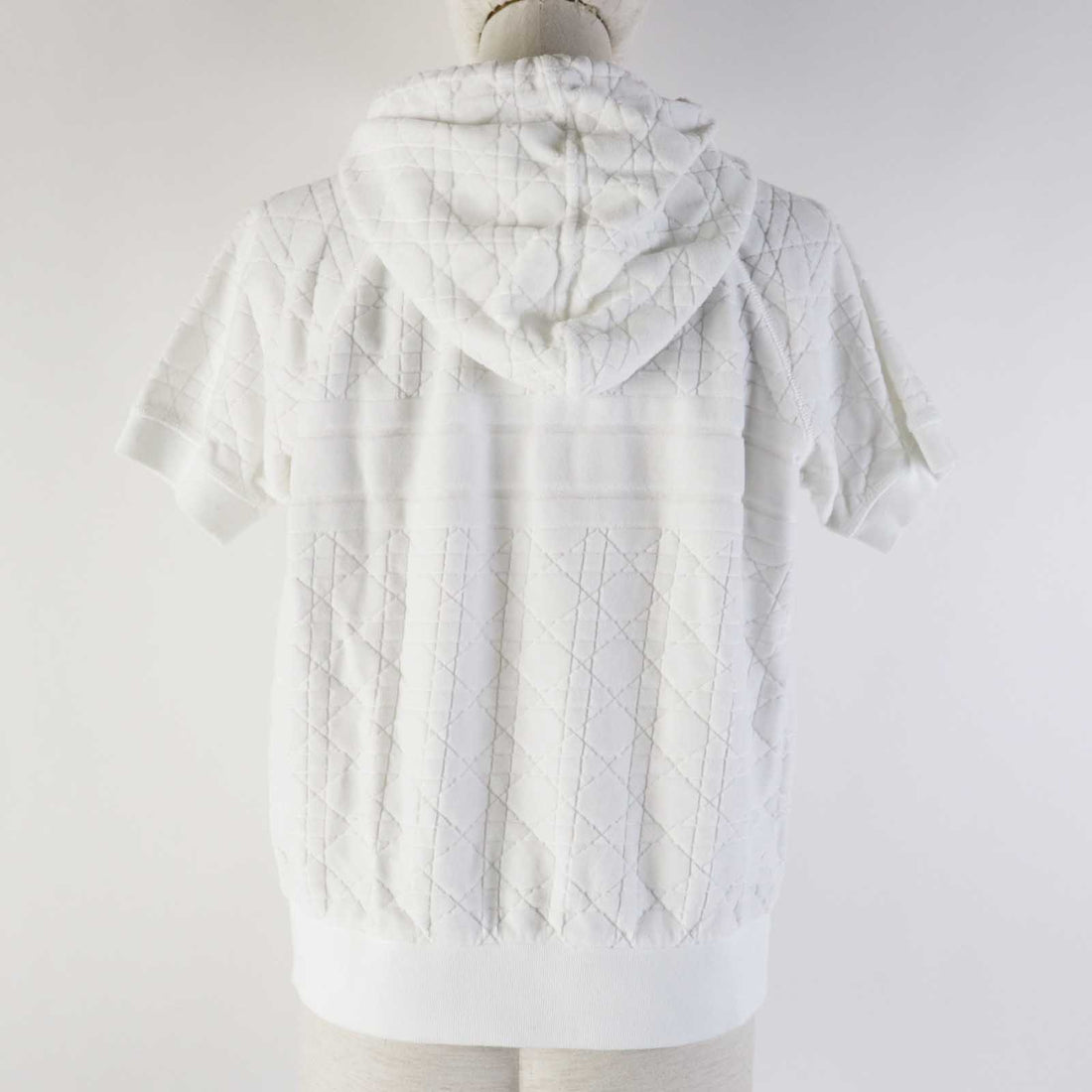 Dior Cotton Hoodie Sweatshirt XS White