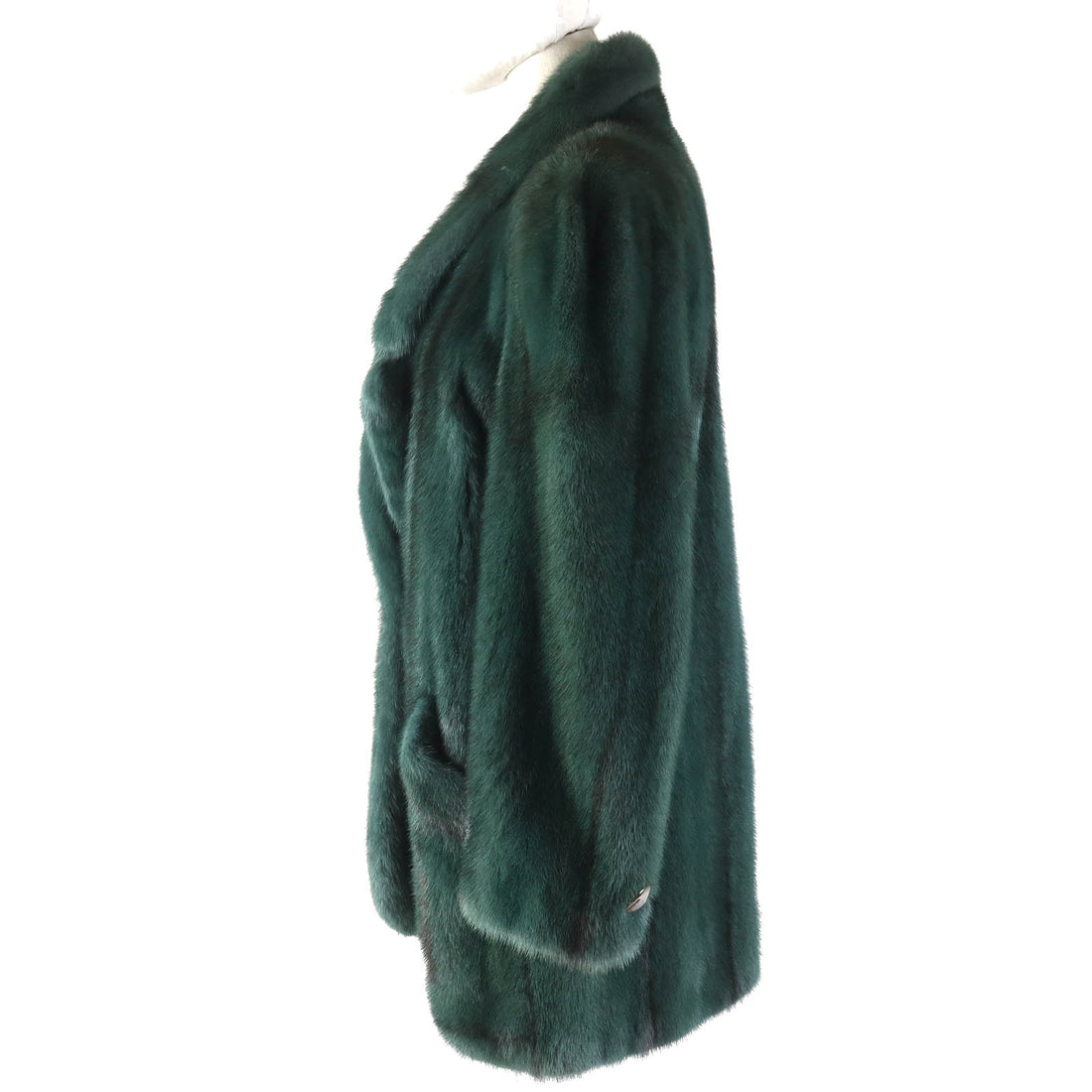 Christian Dior Mink Fur Coat Green Size L