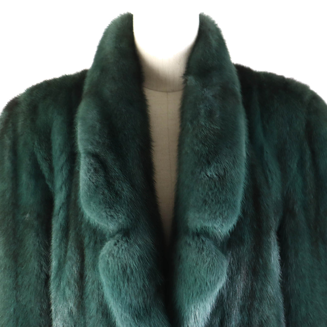 Christian Dior Mink Fur Coat Green Size L