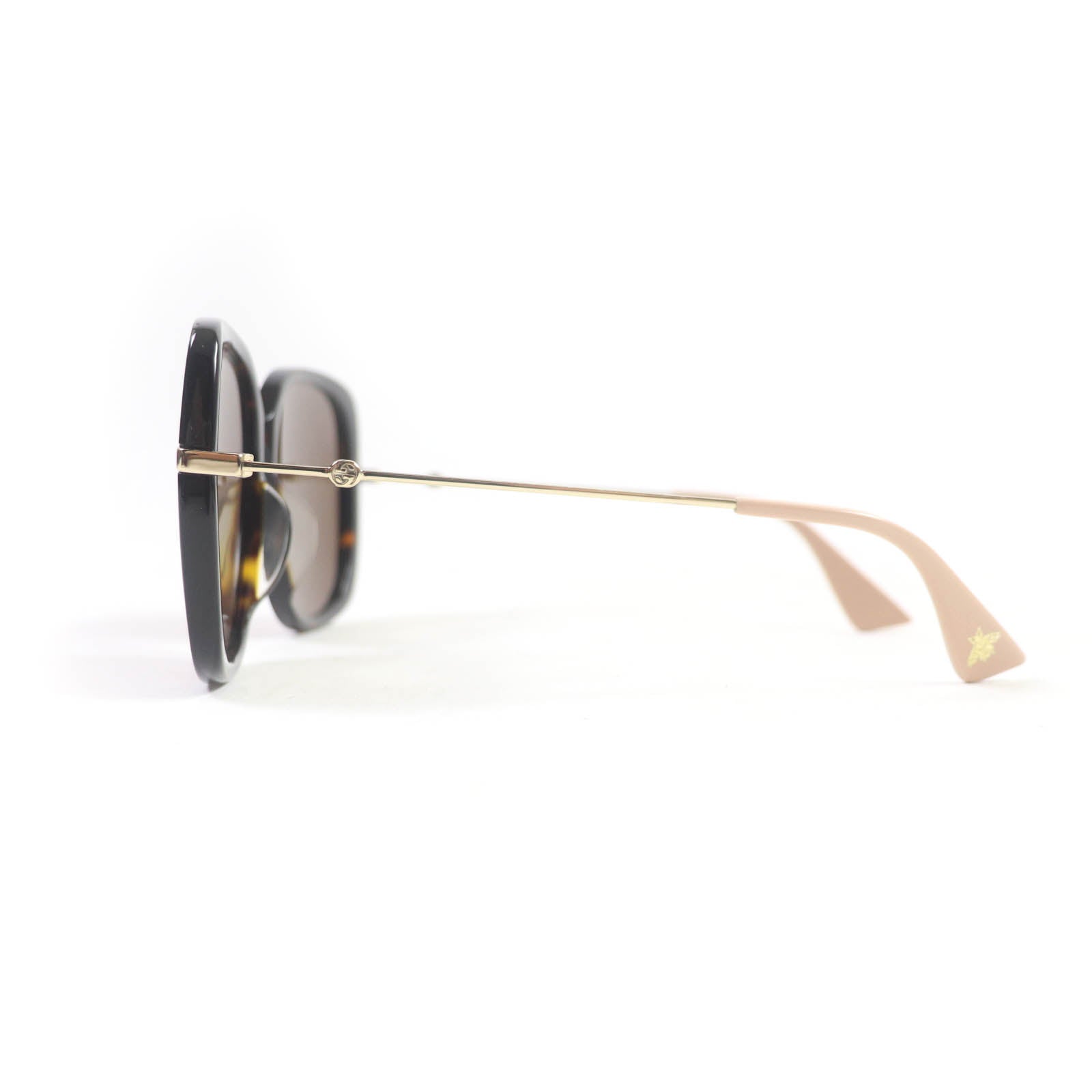 Gucci GG0511SA Butterfly Sunglasses Brown Gold