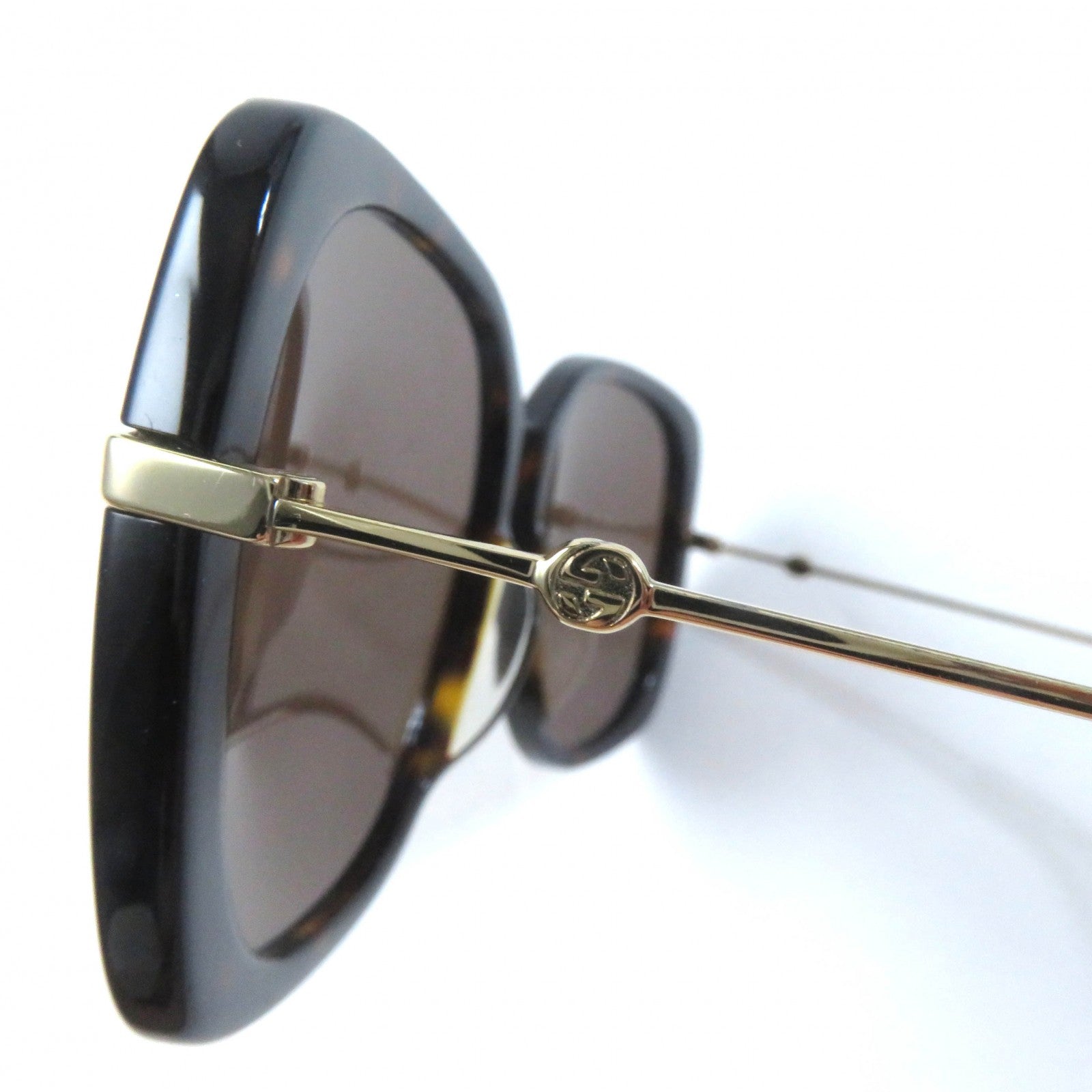 Gucci GG0511SA Butterfly Sunglasses Brown Gold