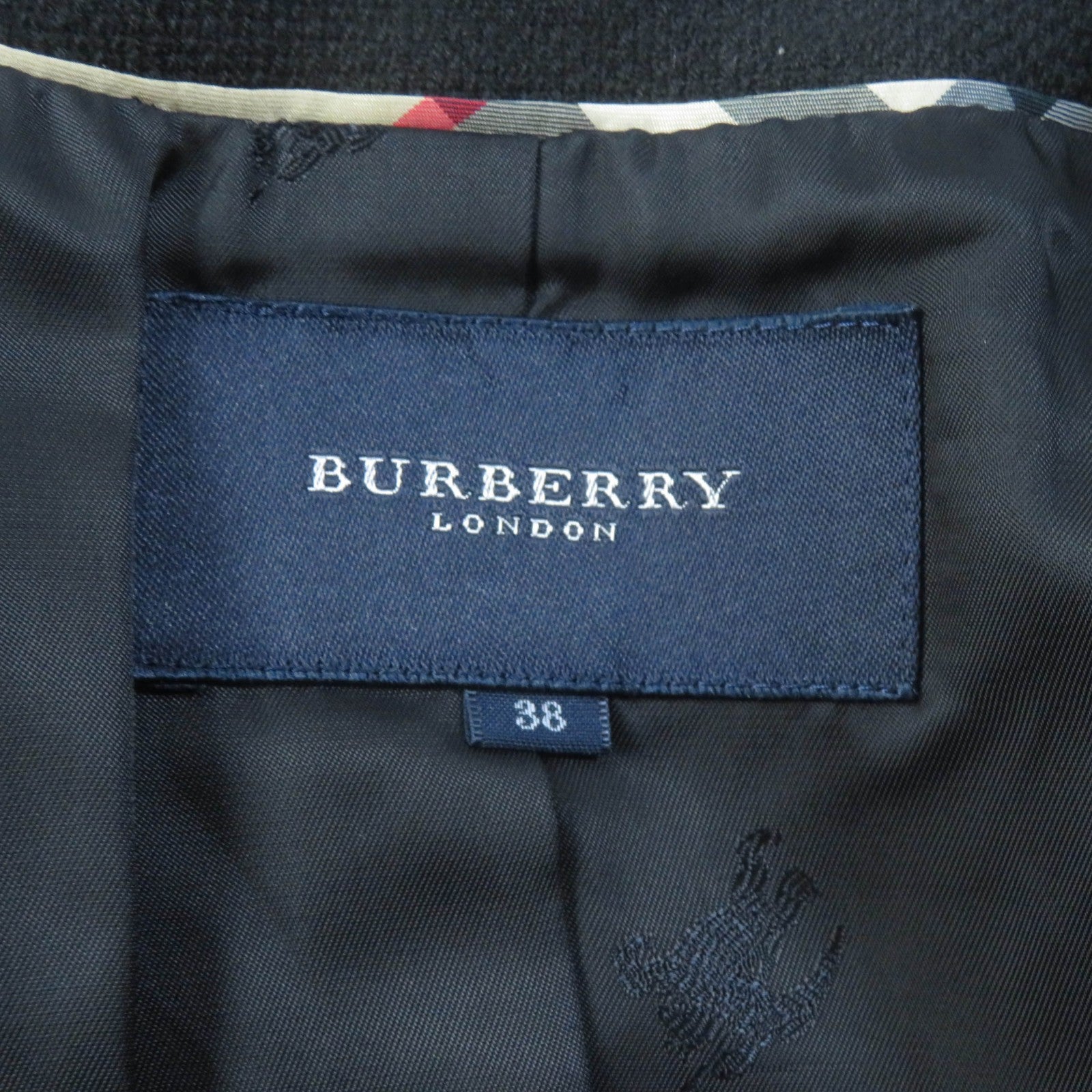 Burberry Wool Cupra Jacket Skirt Set Women