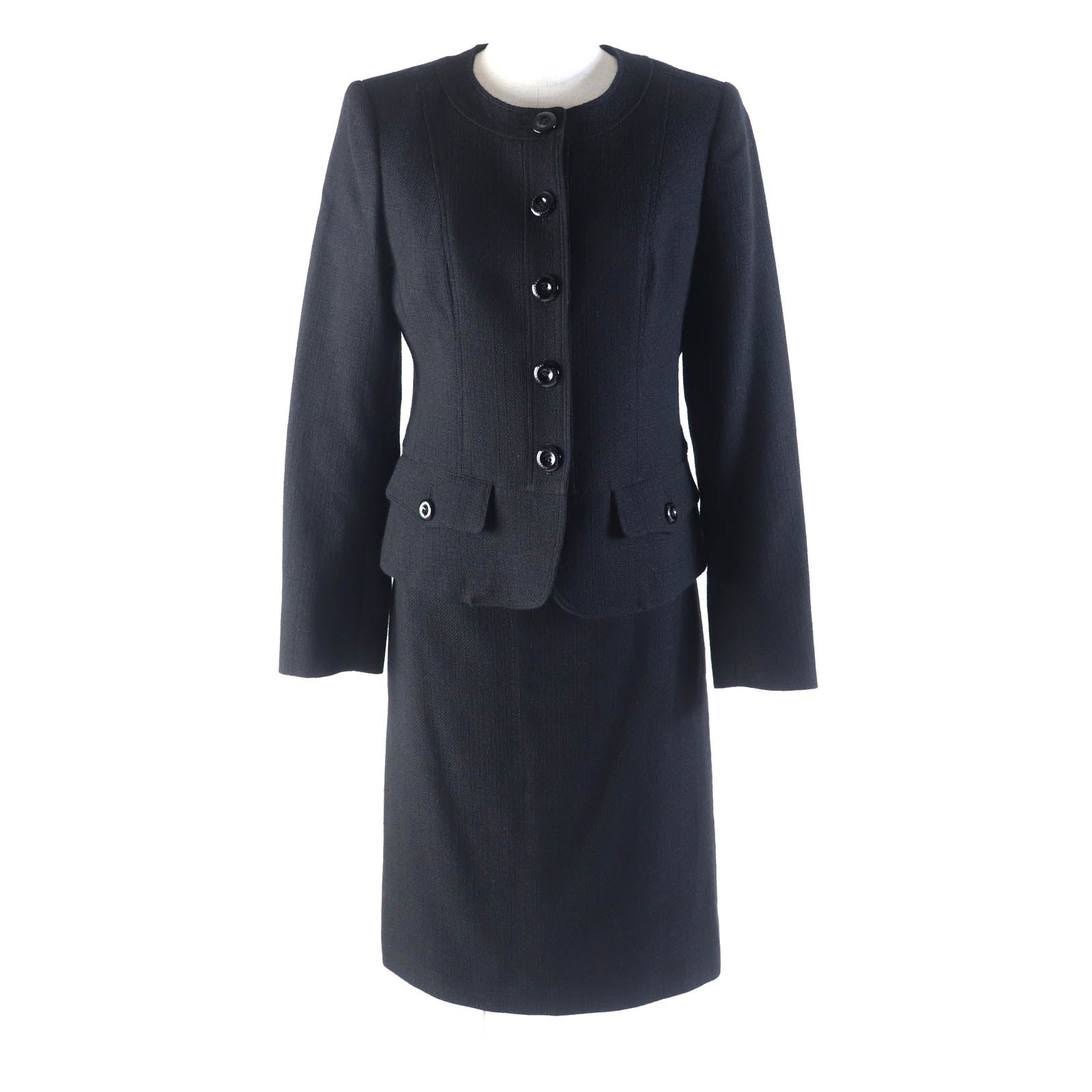 Burberry Wool Cupra Jacket Skirt Set Women