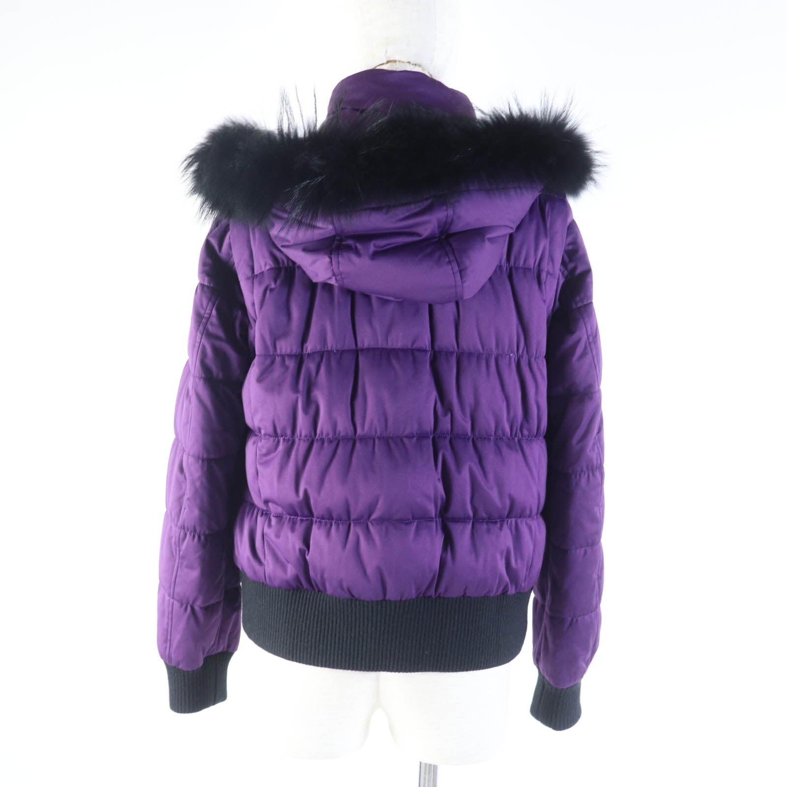 Burberry 2way Down Jacket with Fur Trim