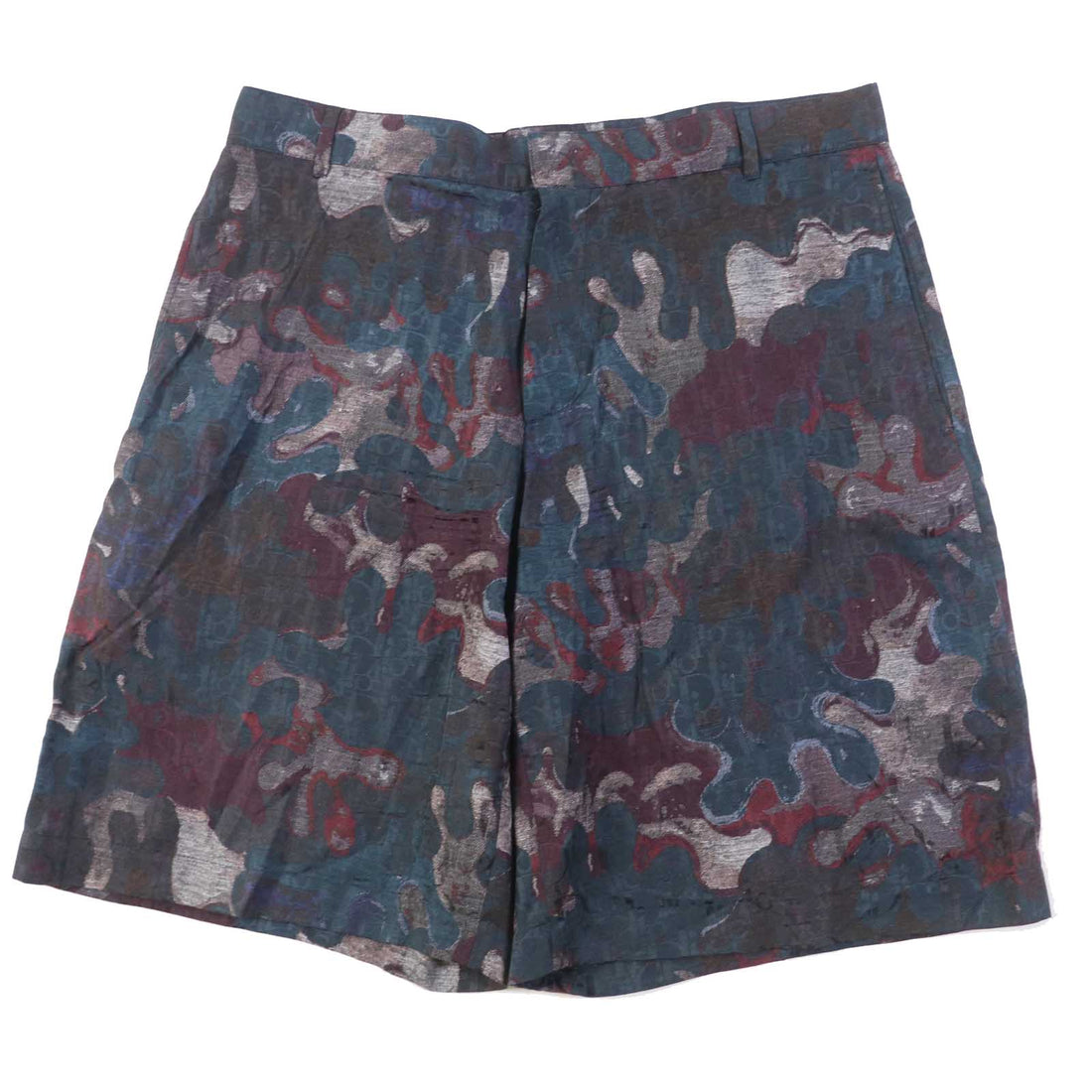 Dior Silk Cotton Oblique Pattern Shorts