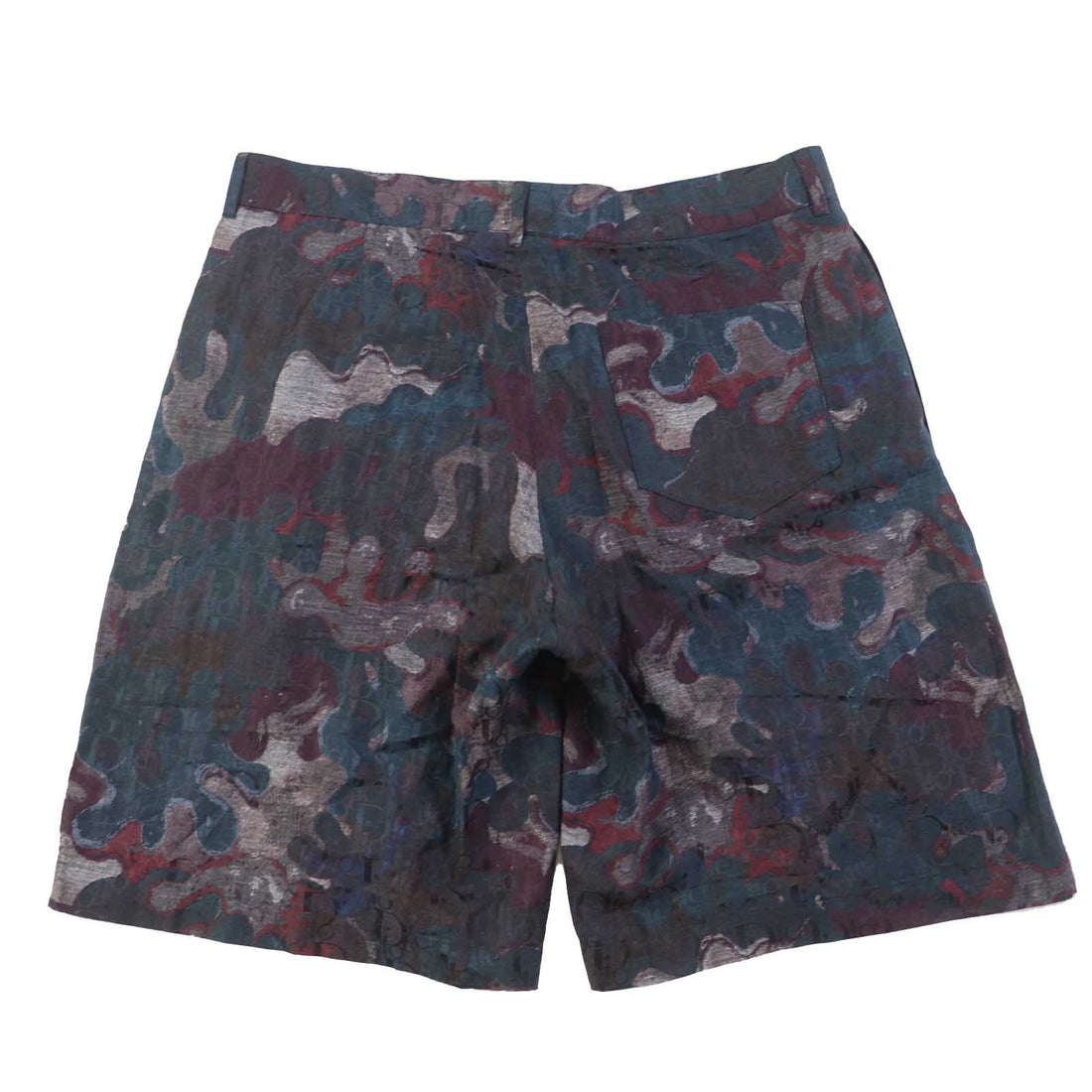 Dior Silk Cotton Oblique Pattern Shorts