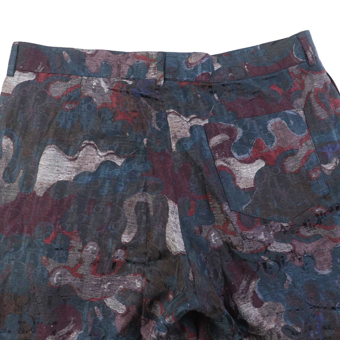 Dior Silk Cotton Oblique Pattern Shorts