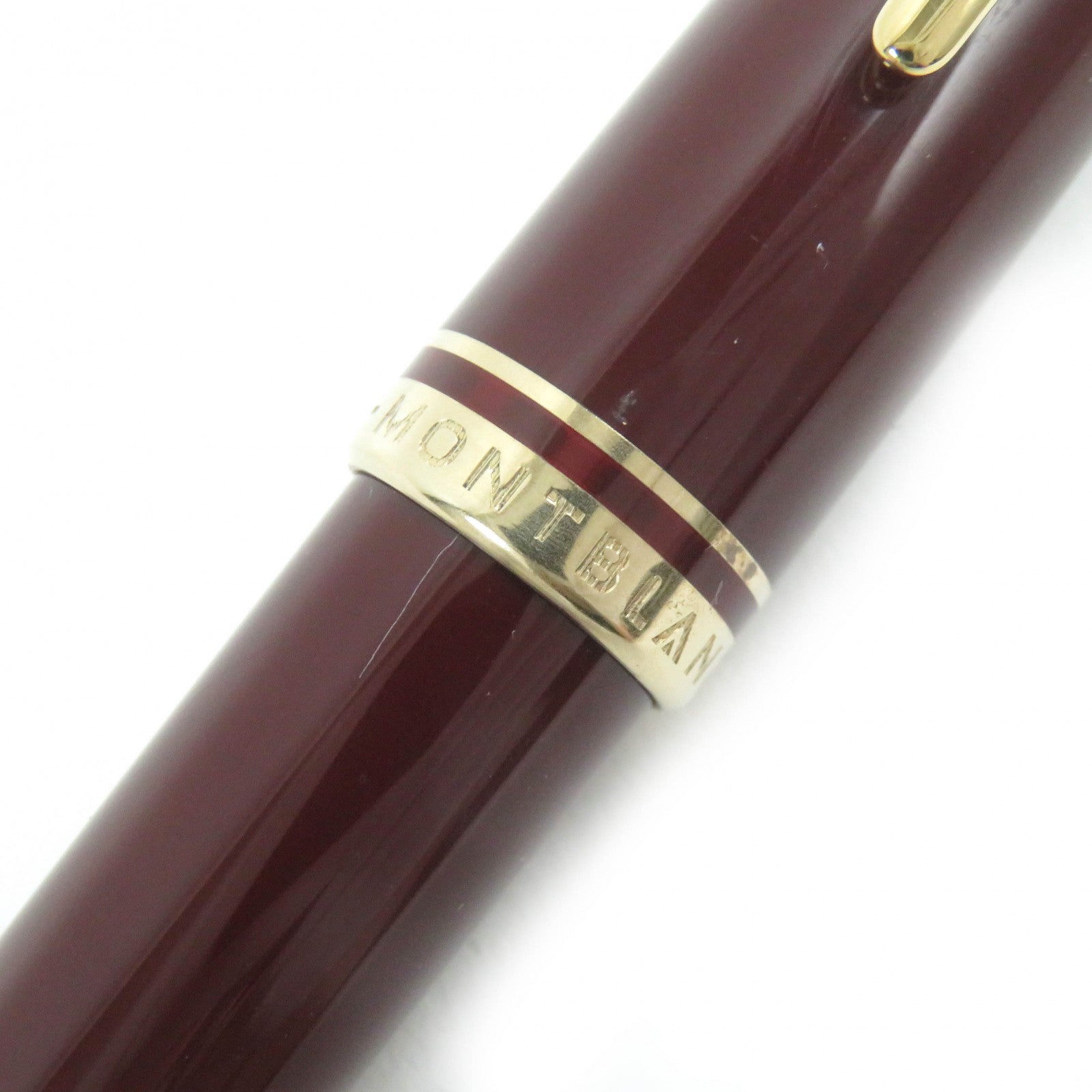 Montblanc White Star Ballpoint Pen Bordeaux