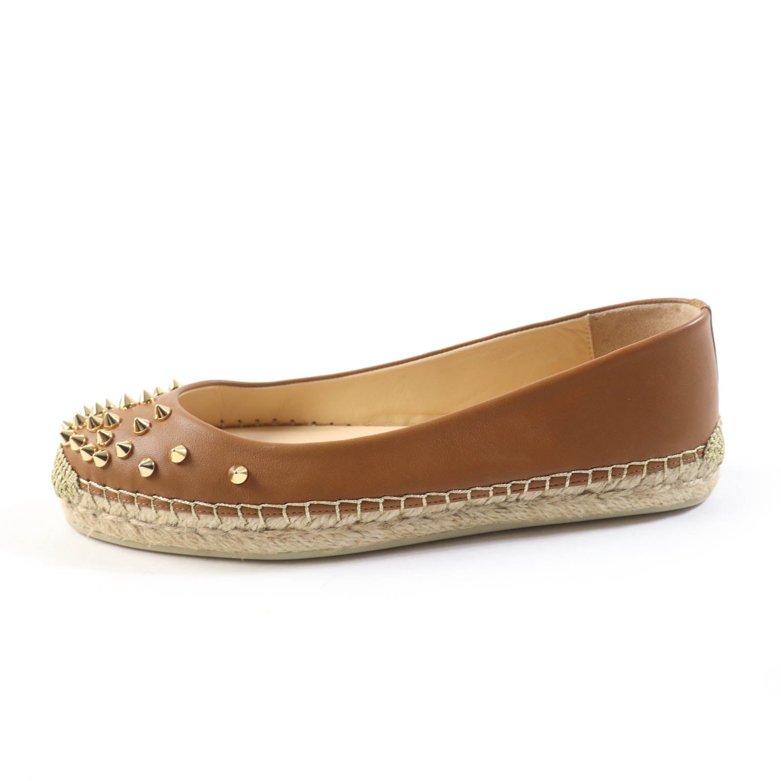 Christian Louboutin ALIOCHETTE Spiked Leather Flats